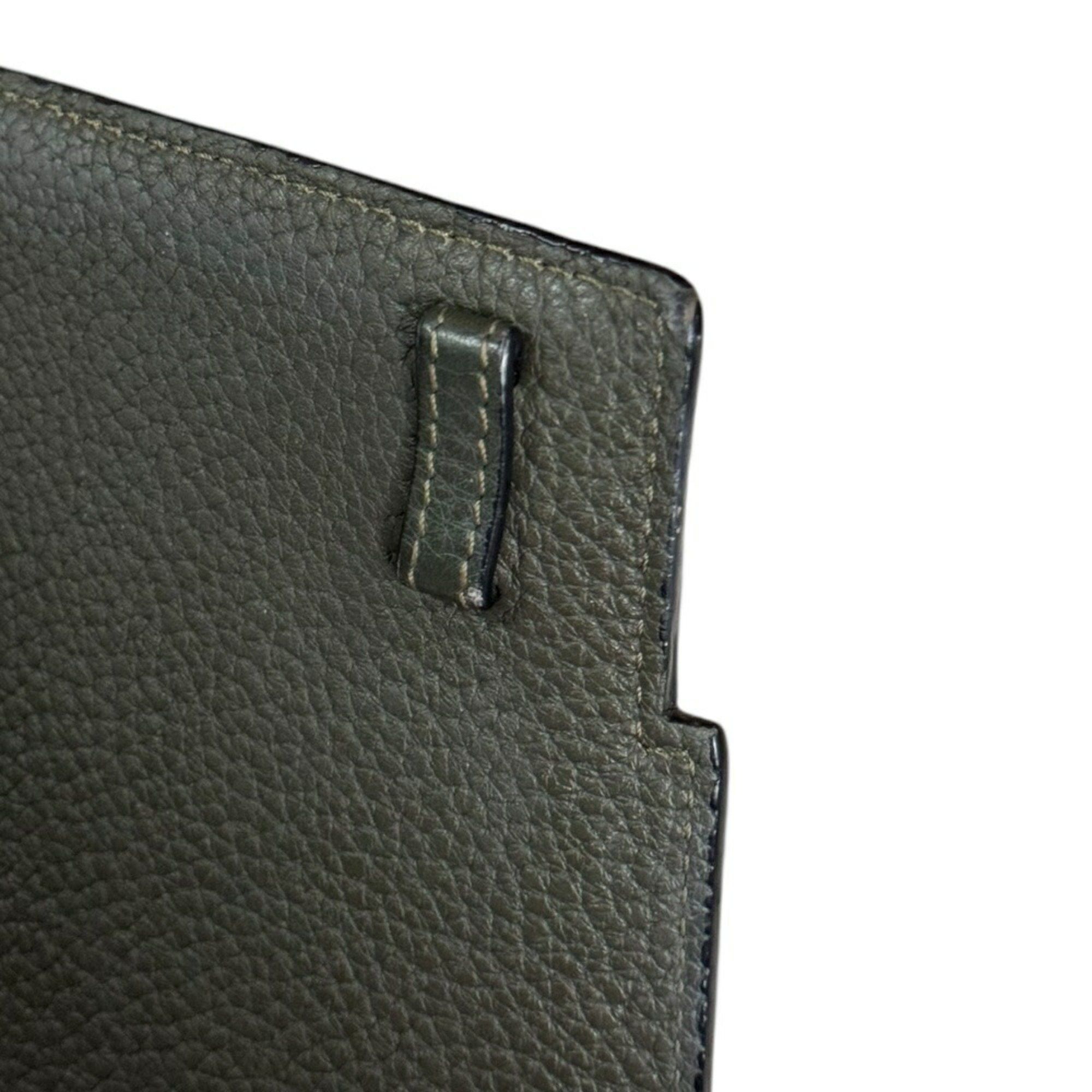Loewe LOEWE clutch bag leather green men's Size ONE SIZE - 12 Thumbnail