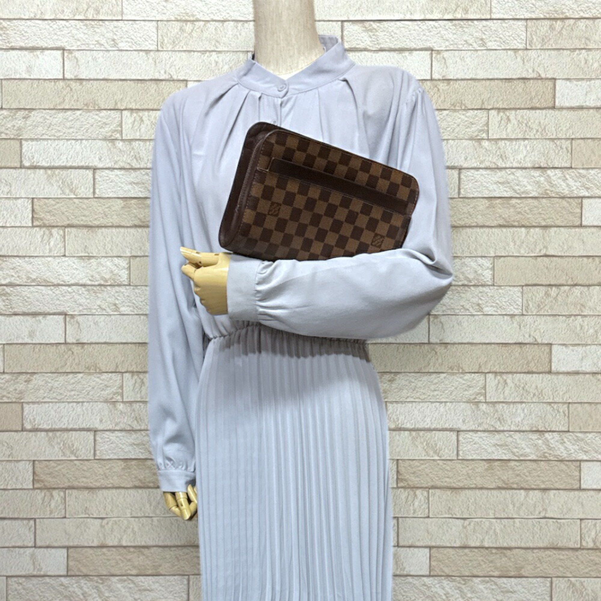 Louis Vuitton Louis Vuitton Saint Damier Second Bag Canvas N51993 Brown Men's LOUIS VUITTON Size ONE SIZE - 3 Thumbnail