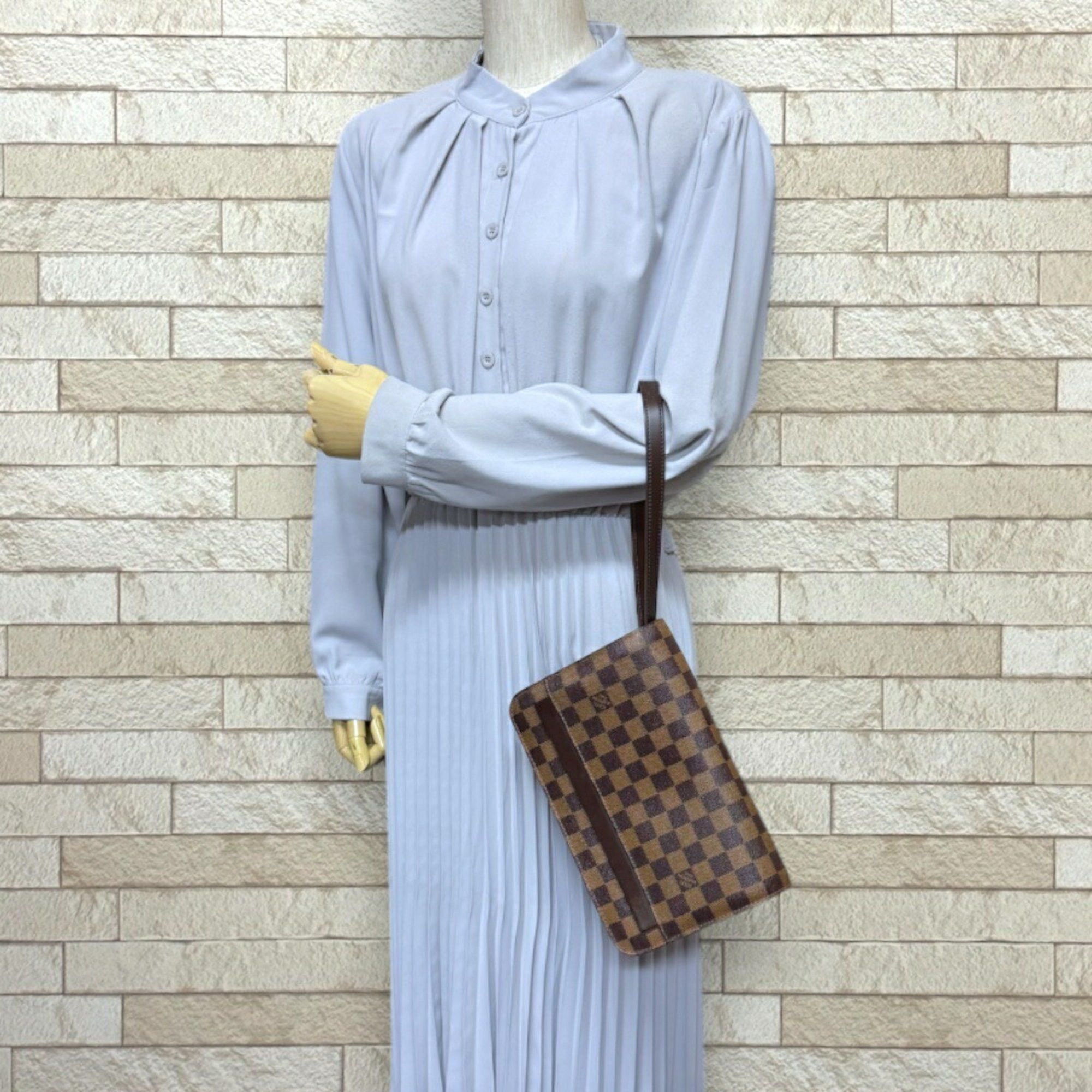 Louis Vuitton Louis Vuitton Saint Damier Second Bag Canvas N51993 Brown Men's LOUIS VUITTON Size ONE SIZE - 4 Thumbnail