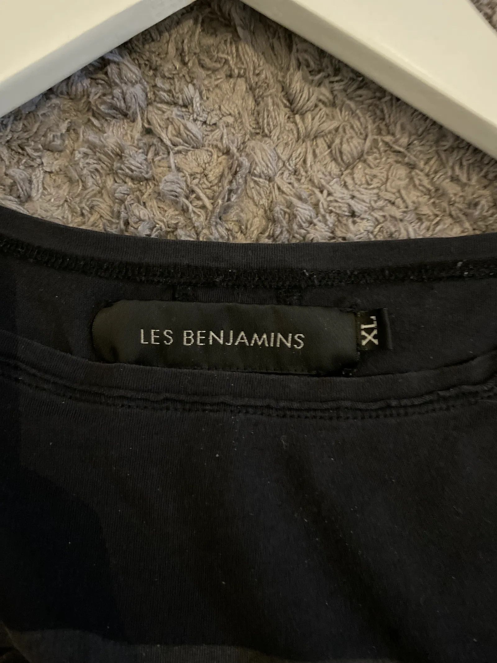 Les Benjamins Les Benjamins Vintage minuter edt T-shirt Size US XL / EU 56 / 4 - 2 Thumbnail