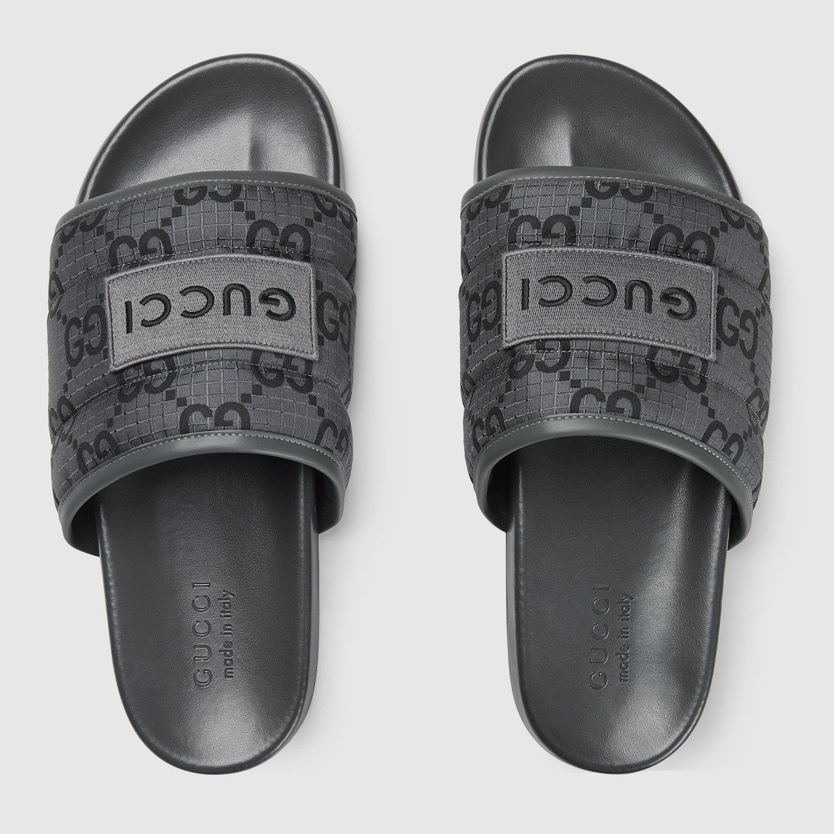 Gucci Men's GG Slide Sandal Gray Size US 11 / EU 44 - 4 Thumbnail