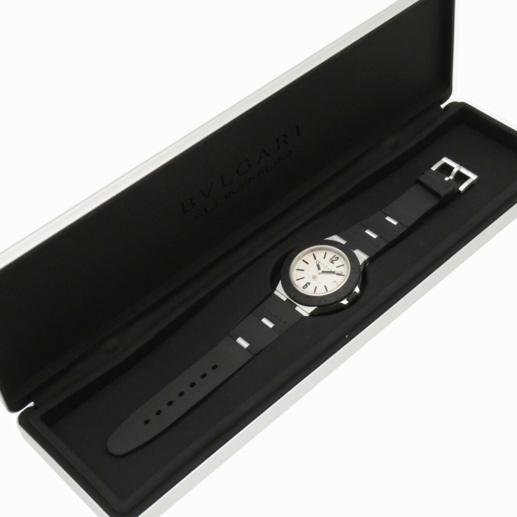 Bvlgari Bvlgari Automatic Aluminum BB40AT Watch Aluminum/Rubber Beige 0137BVLGARI Men's Size ONE SIZE - 3 Thumbnail