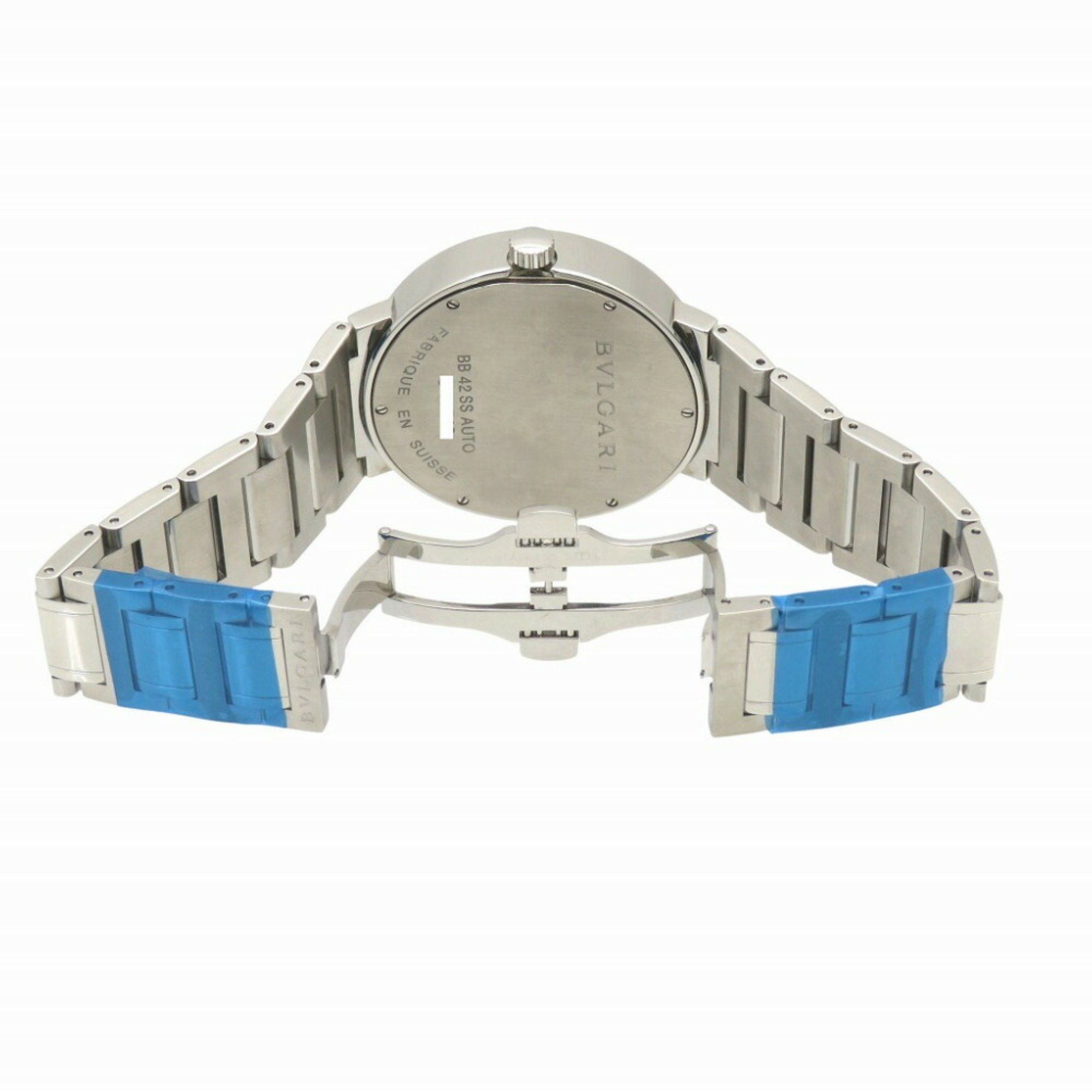 Bvlgari BVLGARI BB42SSAUTO Automatic Watch SS Black Dial 0131BVLGARI Men's Size ONE SIZE - 6 Thumbnail