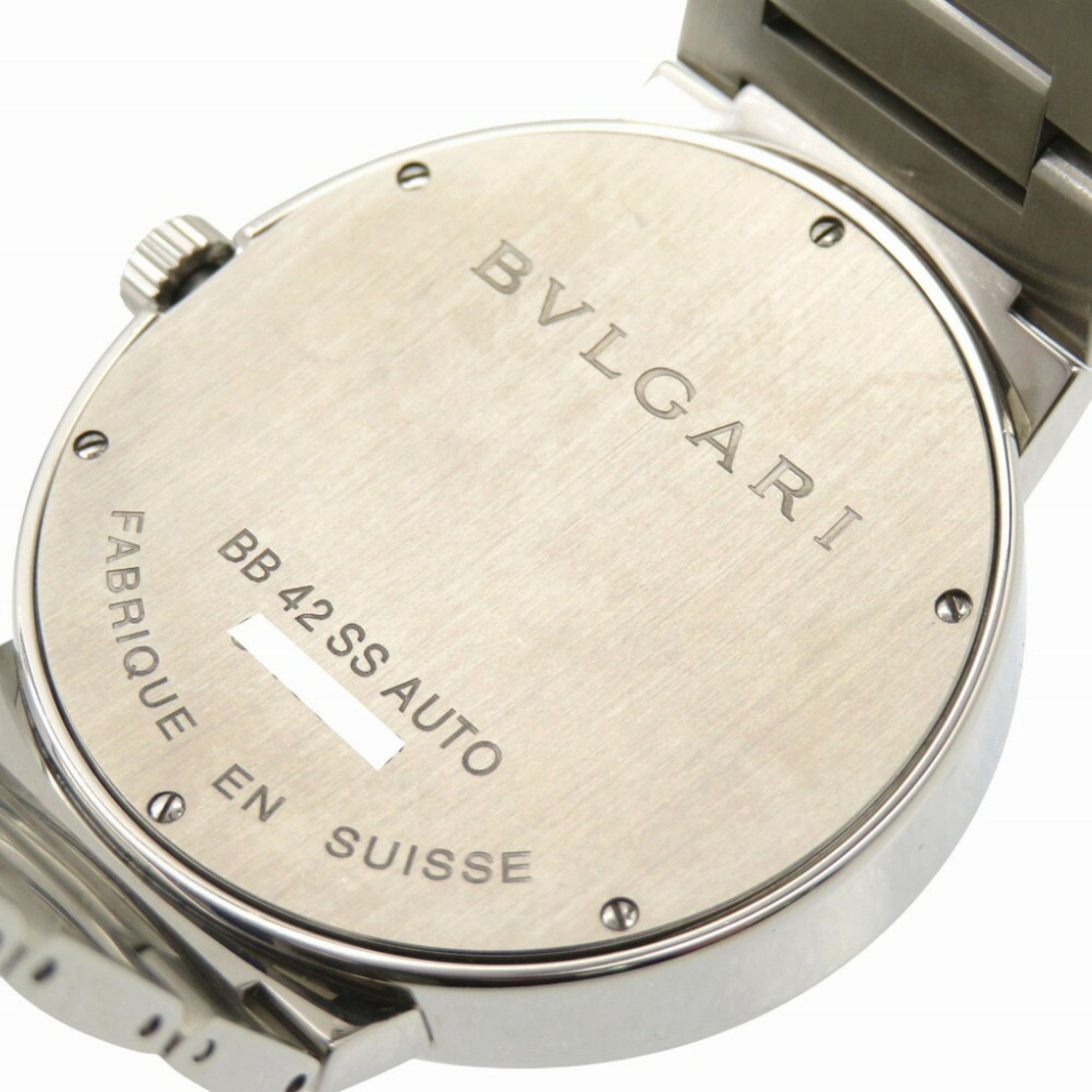 Bvlgari BVLGARI BB42SSAUTO Automatic Watch SS Black Dial 0131BVLGARI Men's Size ONE SIZE - 9 Thumbnail