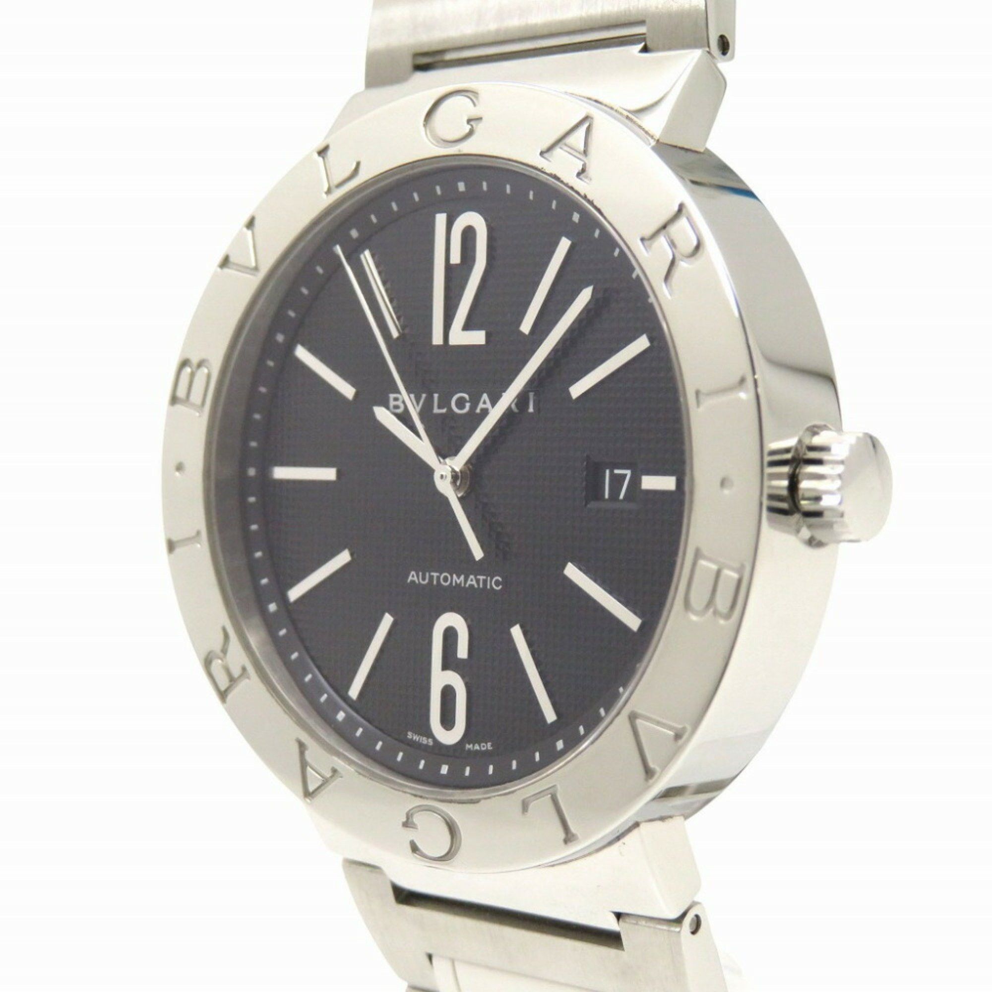 Bvlgari BVLGARI BB42SSAUTO Automatic Watch SS Black Dial 0131BVLGARI Men's Size ONE SIZE - 4 Thumbnail