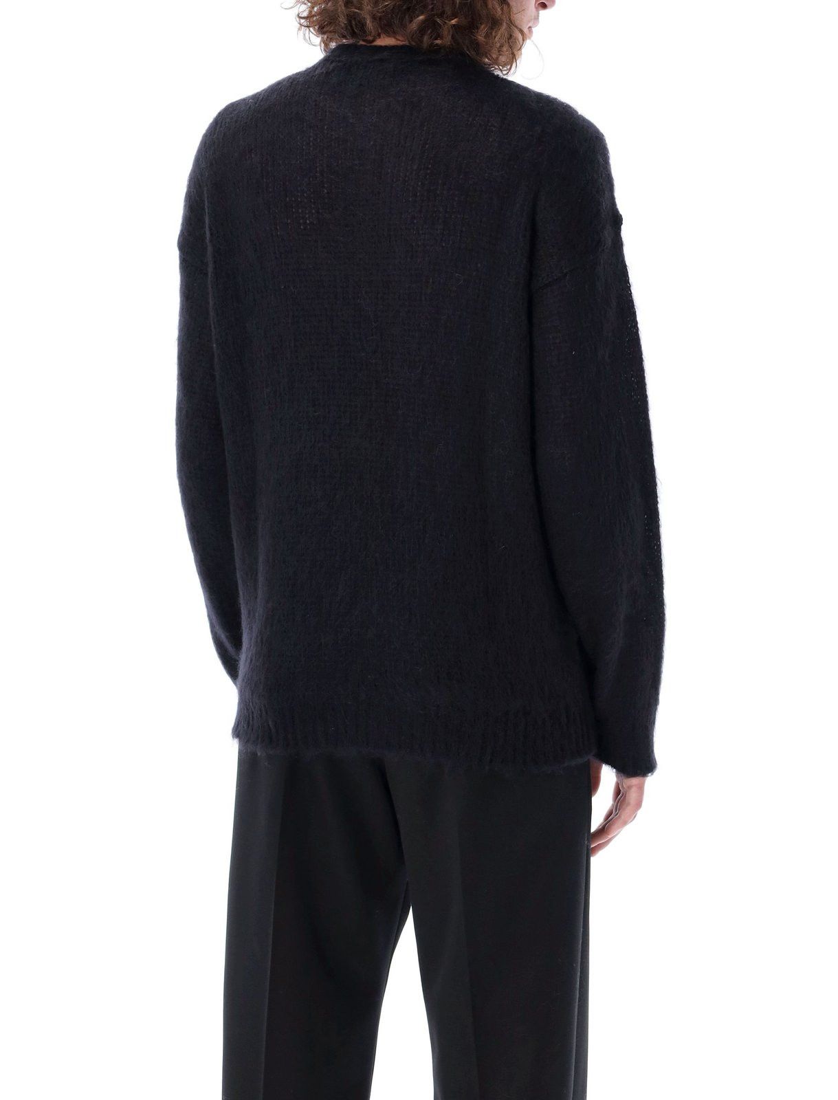 Saint Laurent Paris Saint Laurent Logo Intarsia Knitted Sweater Size US XS / EU 42 / 0 - 5 Thumbnail