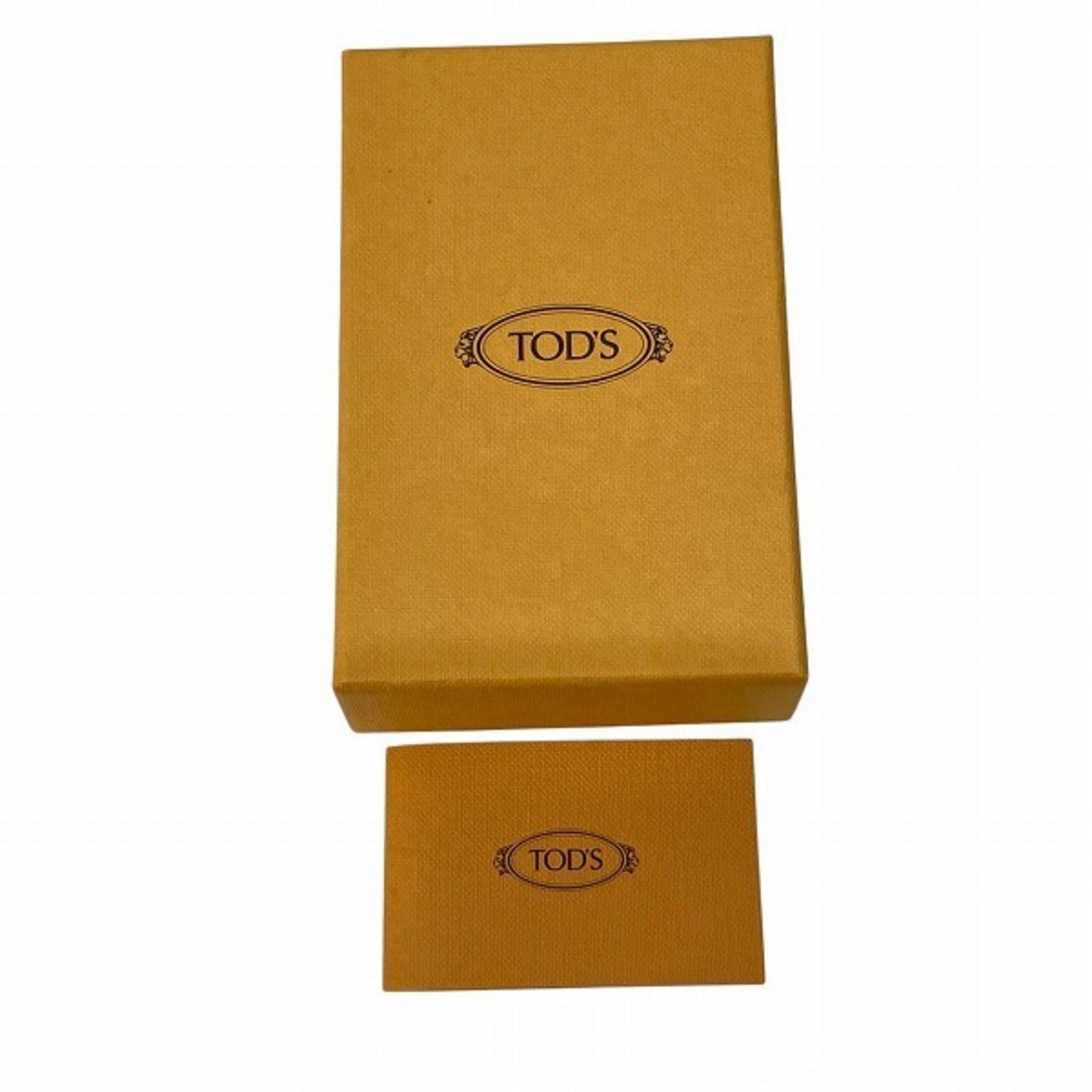 Tod's Tod's Business Card Holder/Card Case Navy x Red Leather Accessories Holder Men's Women's Size ONE SIZE - 4 Thumbnail