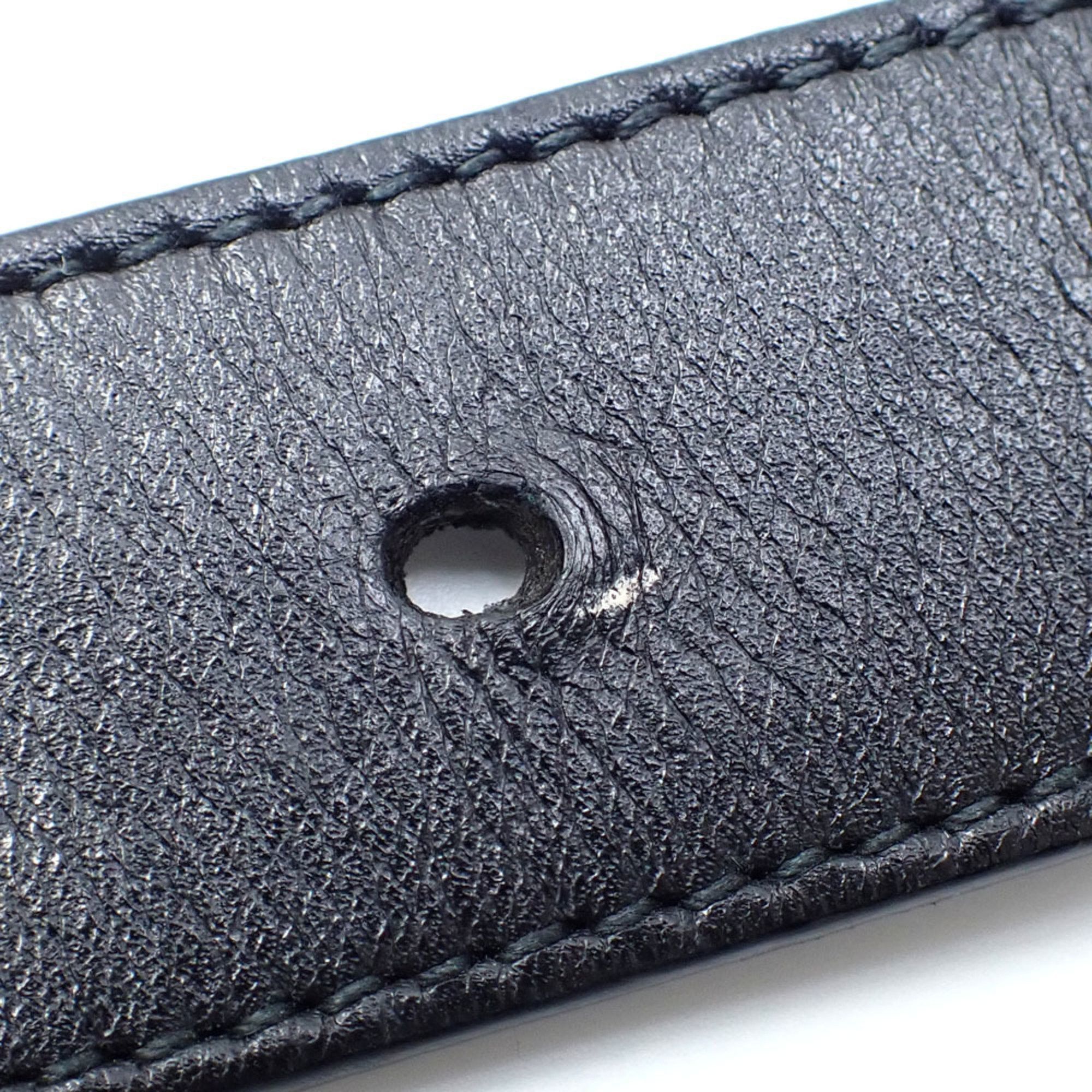 Gucci Gucci Double G Belt for Men Leather Black 80cm 32inch 414516 Size ONE SIZE - 5 Thumbnail