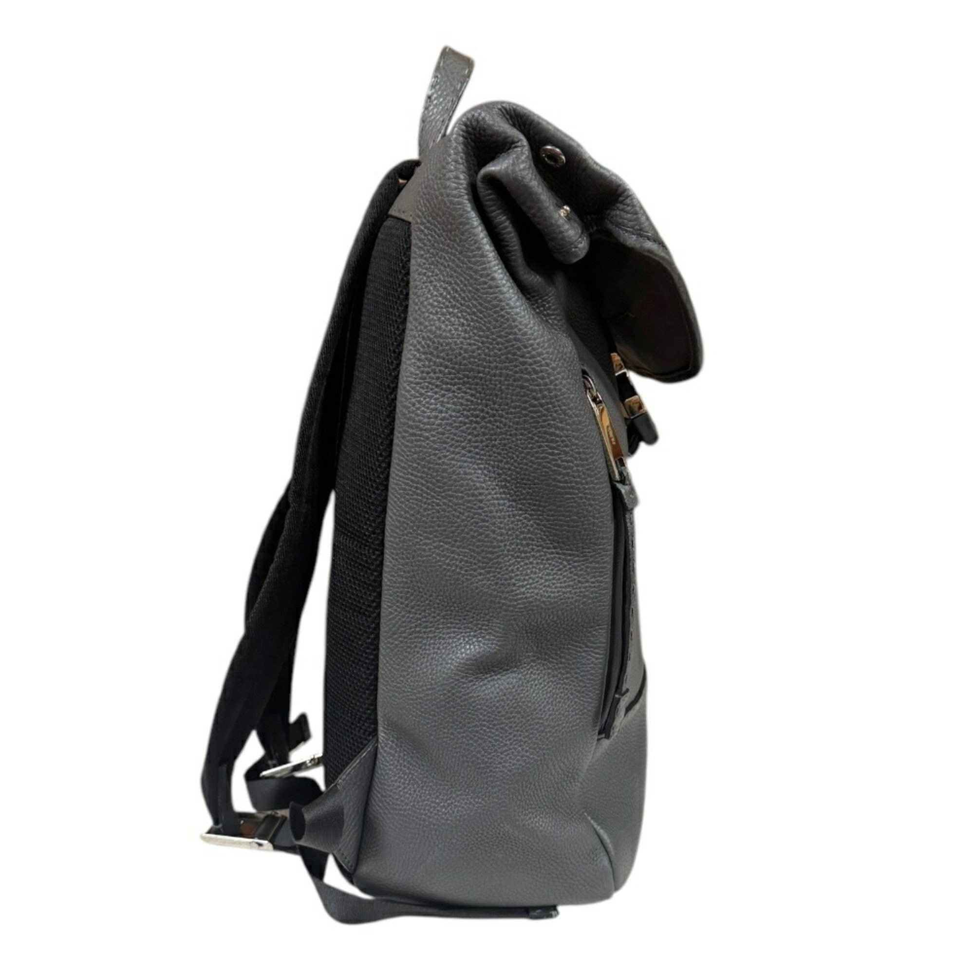 Fendi FENDI Selleria Backpack/Daypack Leather 7VZ011 Men's Size ONE SIZE - 4 Thumbnail
