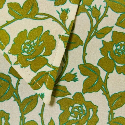 Gucci Gucci Floral Print Silk Crepe De Chine Shirt SIZE 40 Size ONE SIZE - 2 Thumbnail