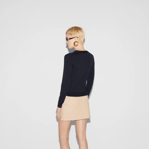 Gucci Gucci Wool Silk Cardigan SIZE S Size ONE SIZE - 3 Thumbnail