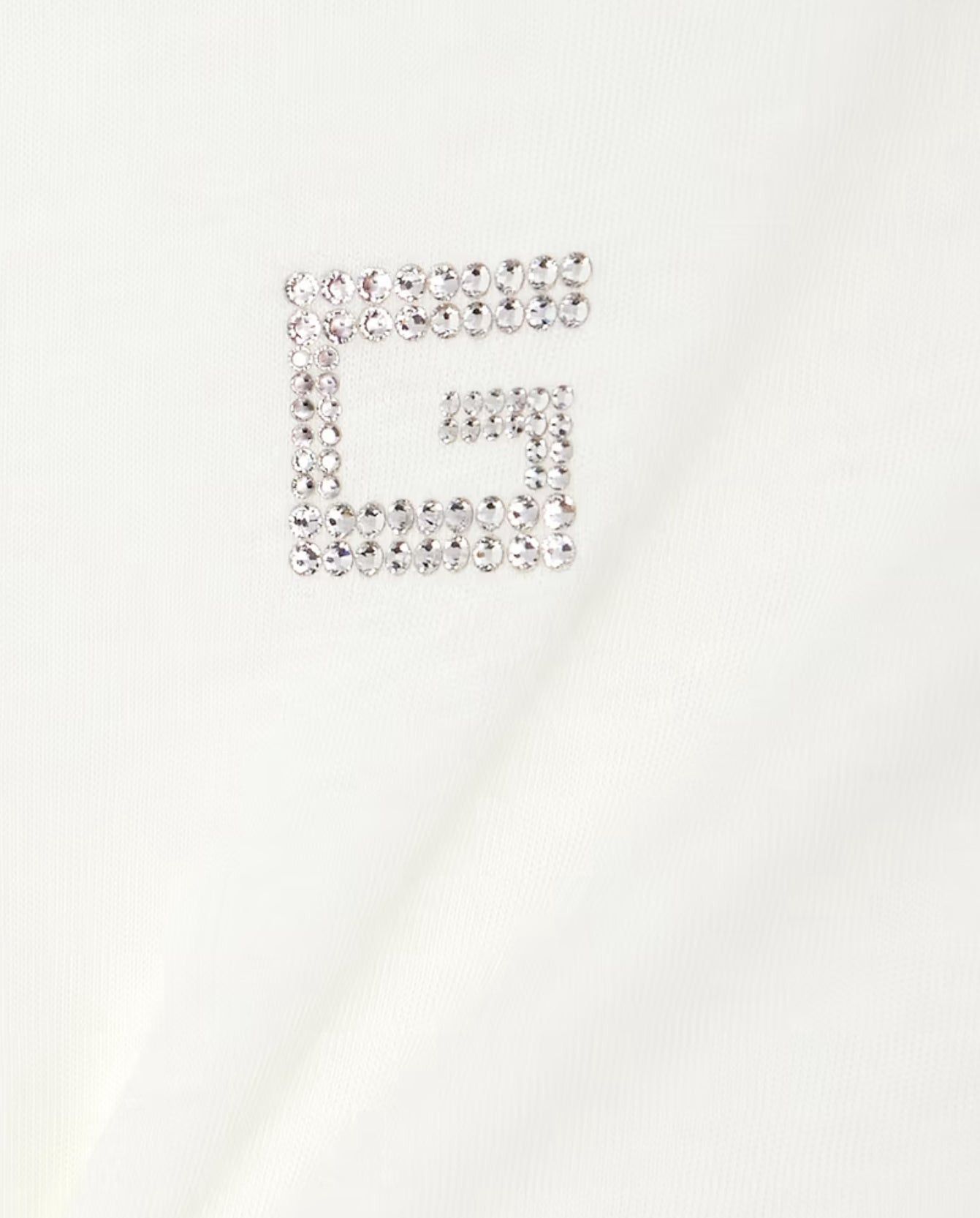 Gucci Gucci Crystal G Cotton Jersey T Shirt SIZE XXS Size ONE SIZE - 3 Thumbnail