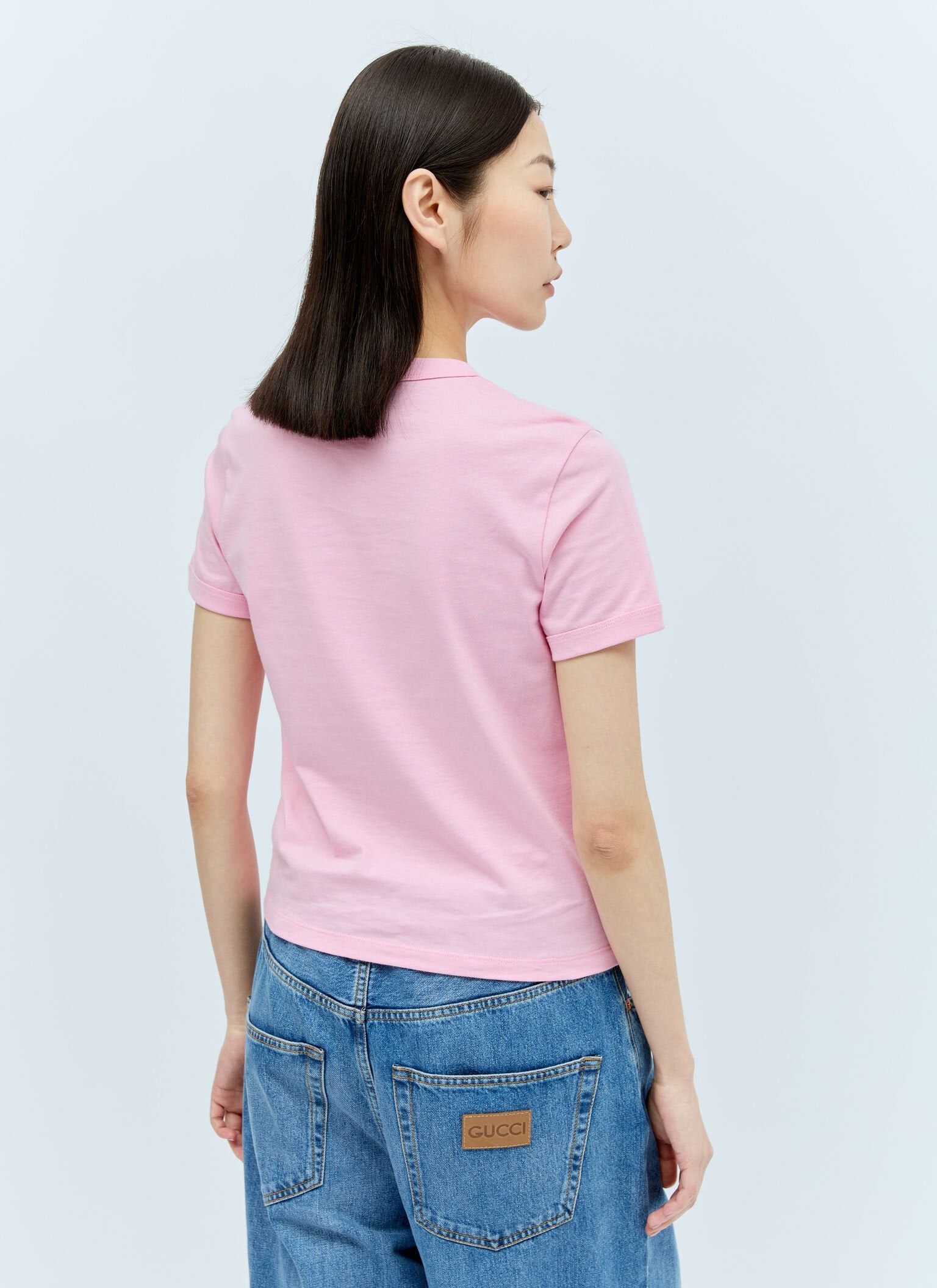 Gucci Gucci Sweet Gucci Cotton Jersey T Shirt SIZE S Size ONE SIZE - 2 Thumbnail