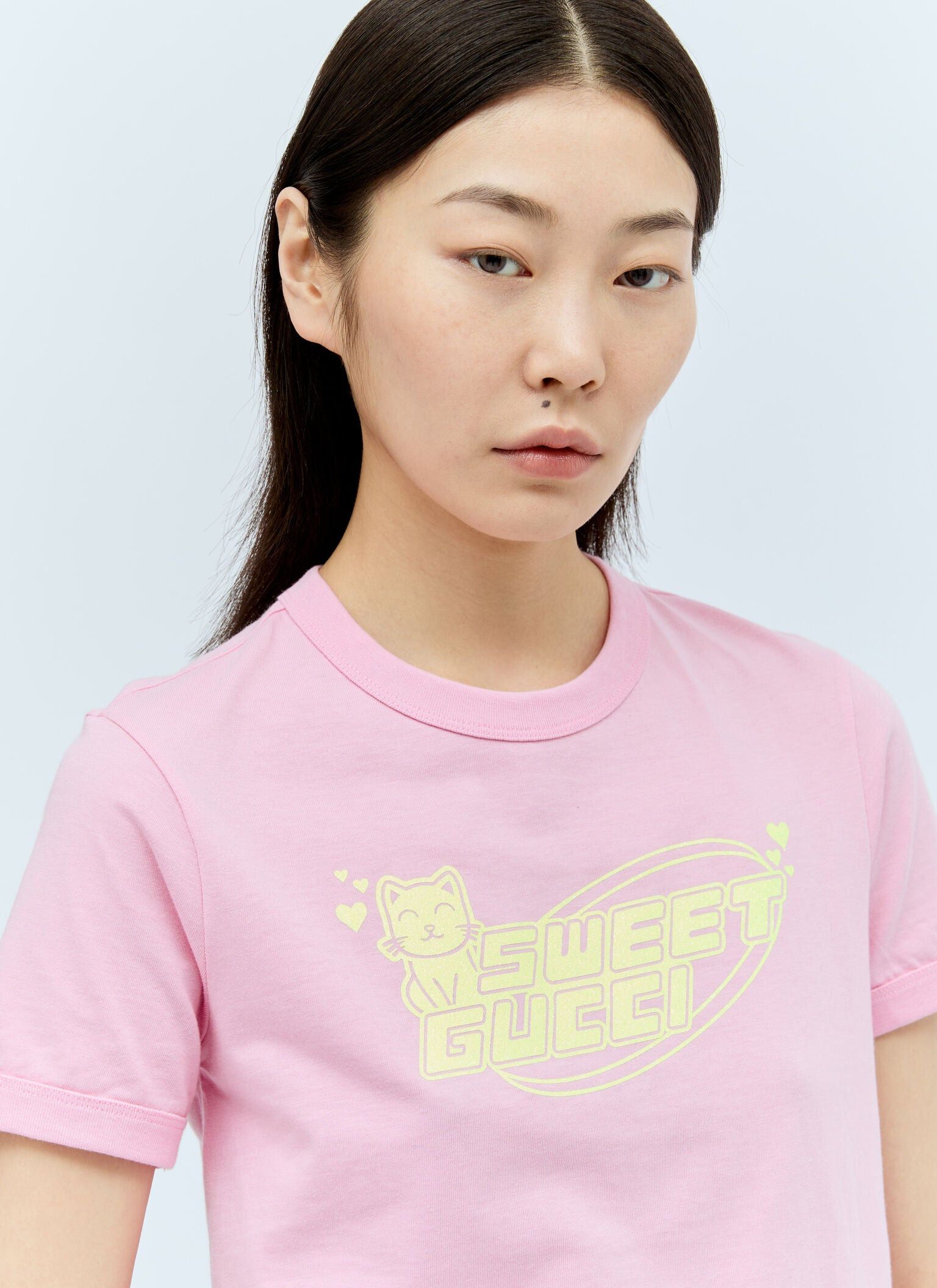 Gucci Gucci Sweet Gucci Cotton Jersey T Shirt SIZE S Size ONE SIZE - 3 Thumbnail