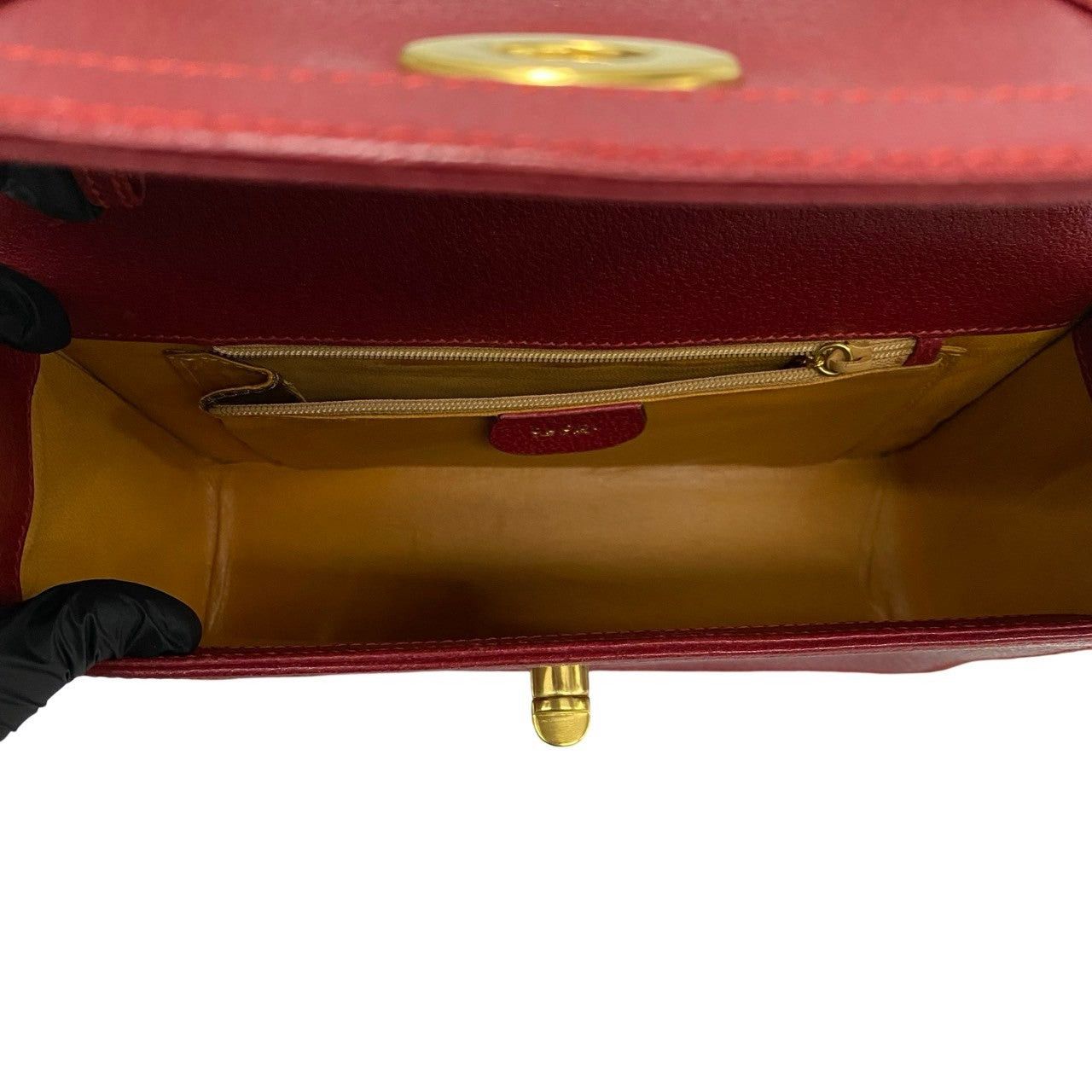 Gucci Gucci Shoulder Bag Red Leather Size ONE SIZE - 8 Thumbnail