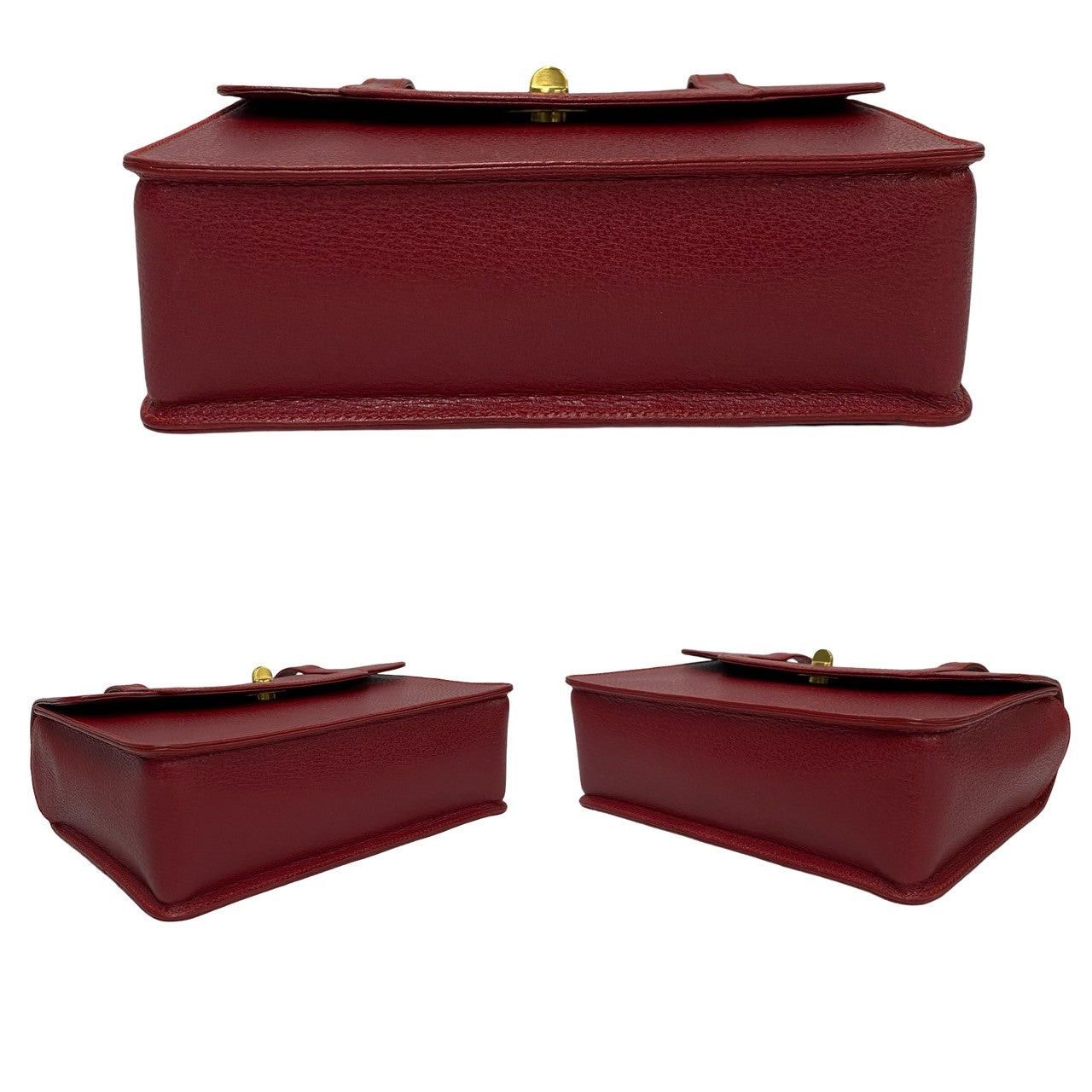 Gucci Gucci Shoulder Bag Red Leather Size ONE SIZE - 6 Thumbnail