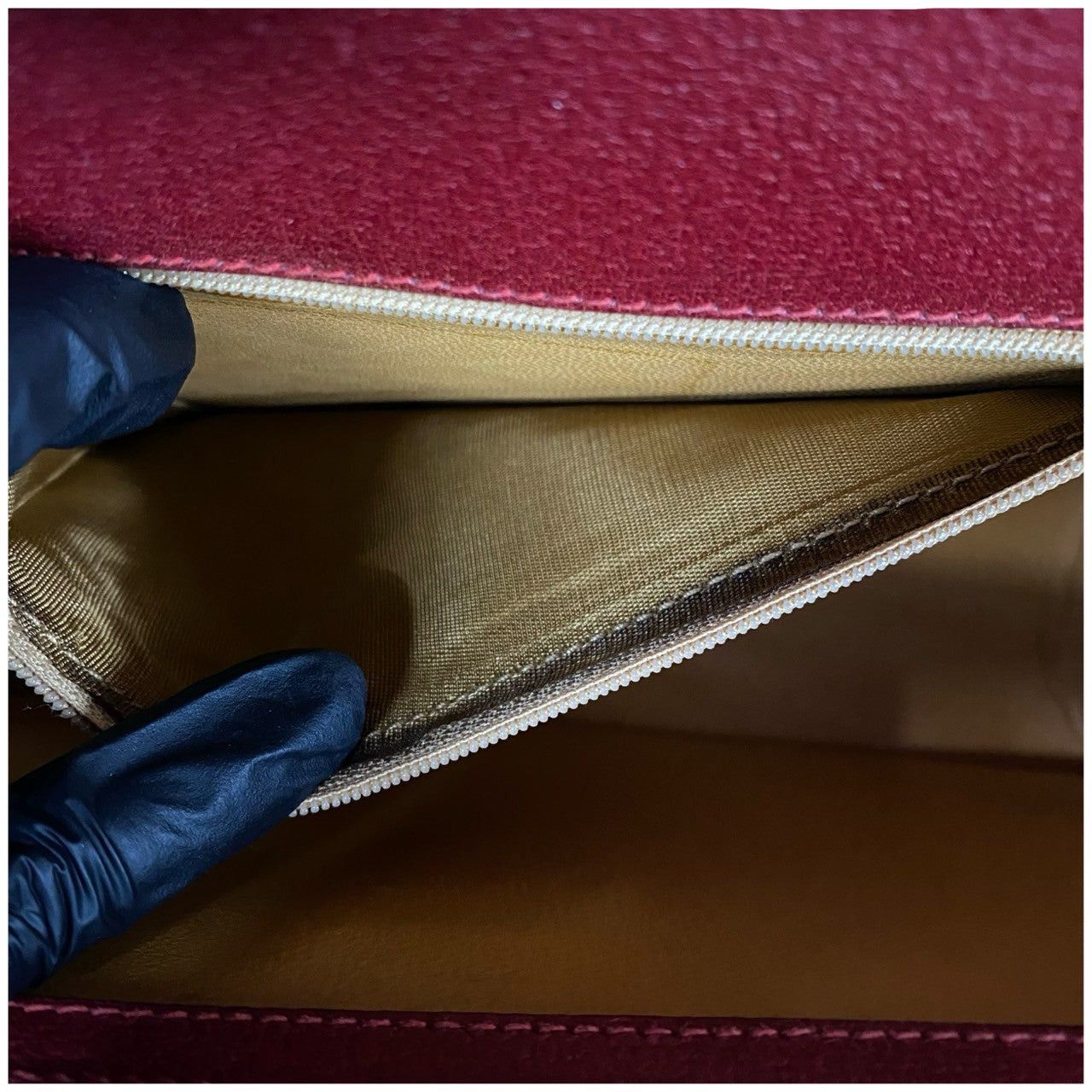 Gucci Gucci Shoulder Bag Red Leather Size ONE SIZE - 9 Thumbnail