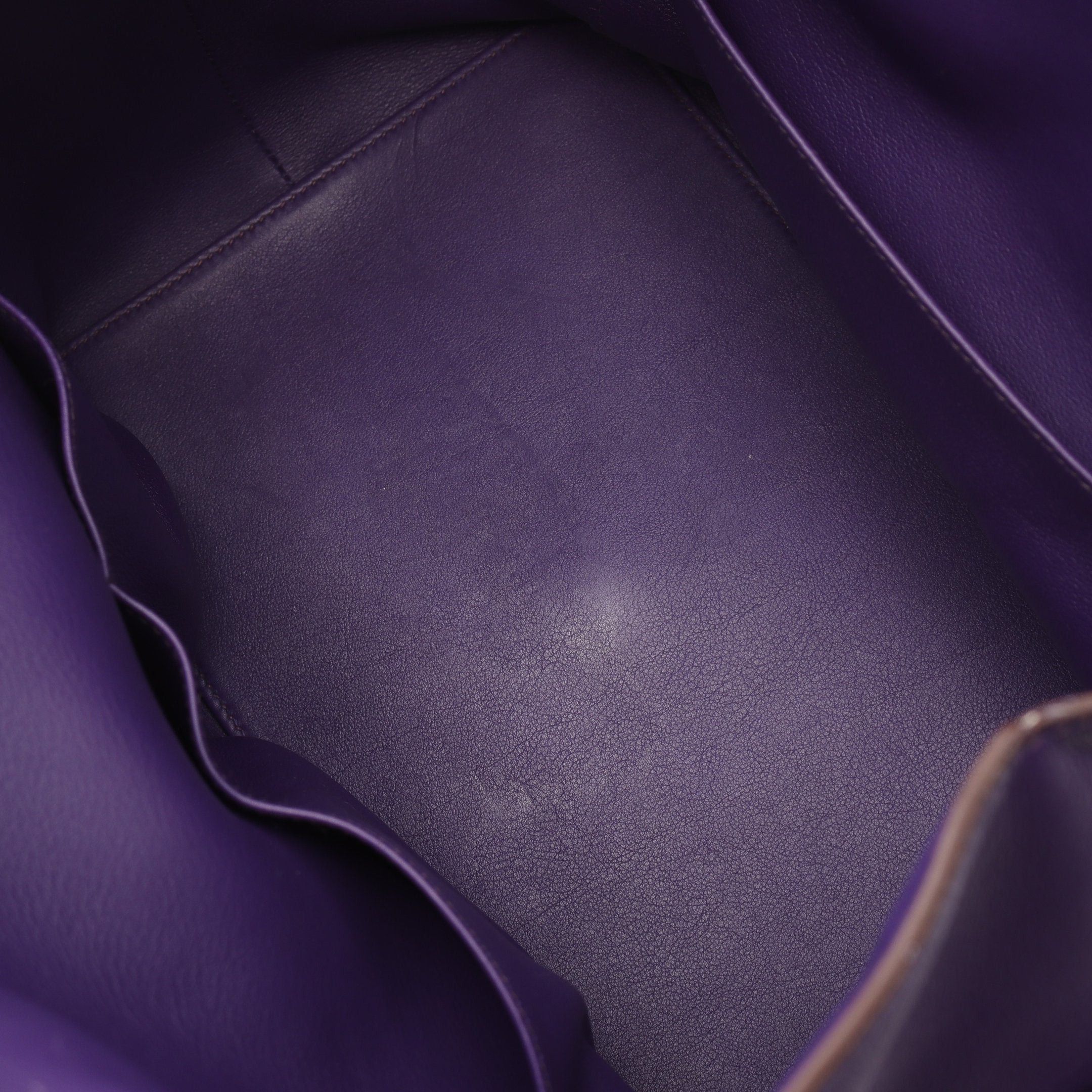 Hermes Hermes Toolbox 26 Anemone Handbag Veau Swift Purple Silver Hardware □ R Stamp Size ONE SIZE - 6 Thumbnail