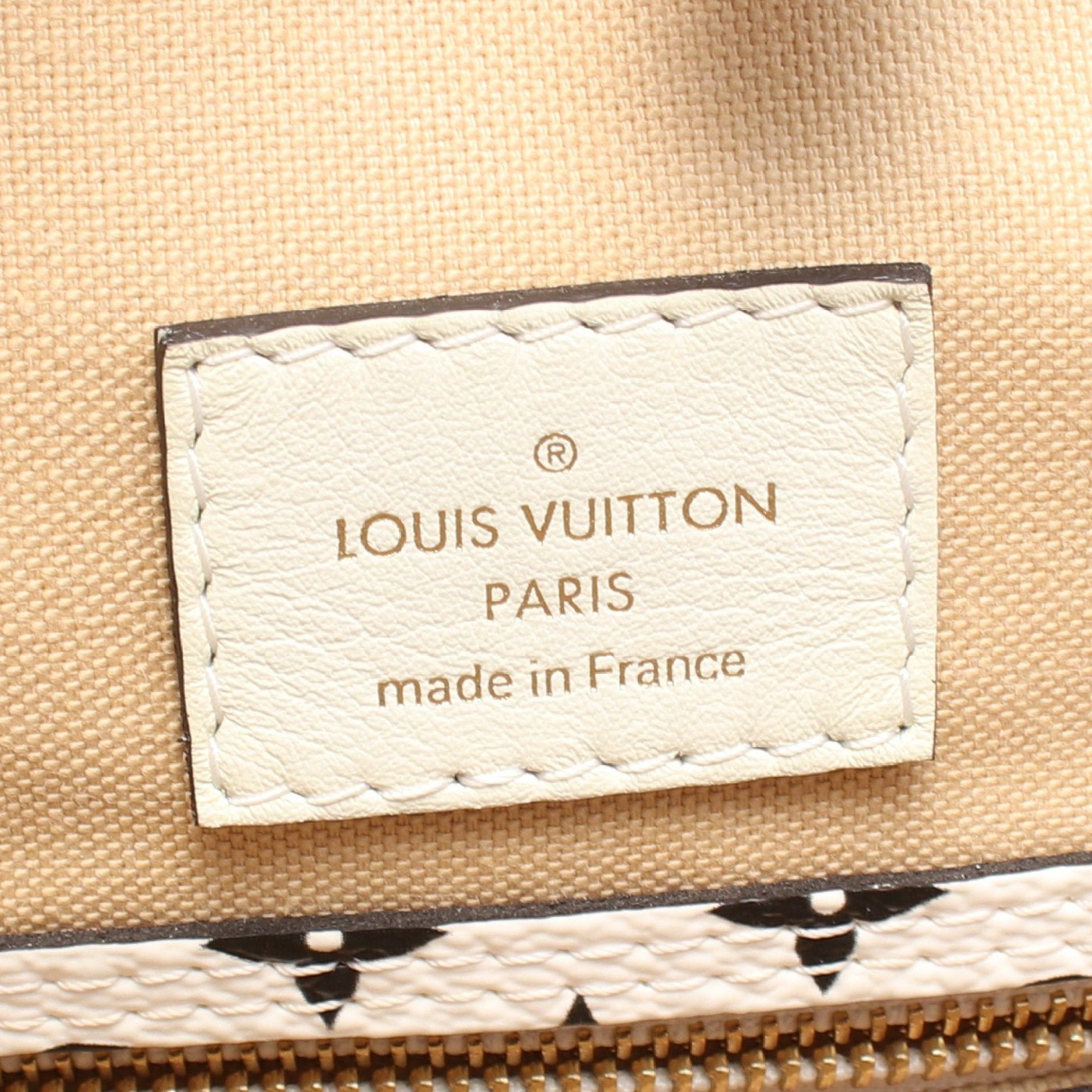 Louis Vuitton Louis Vuitton Neverfull Mm Monogram Giant Shoulder Bag Tote Khaki Green Beige Multicolor Size ONE SIZE - 4 Thumbnail