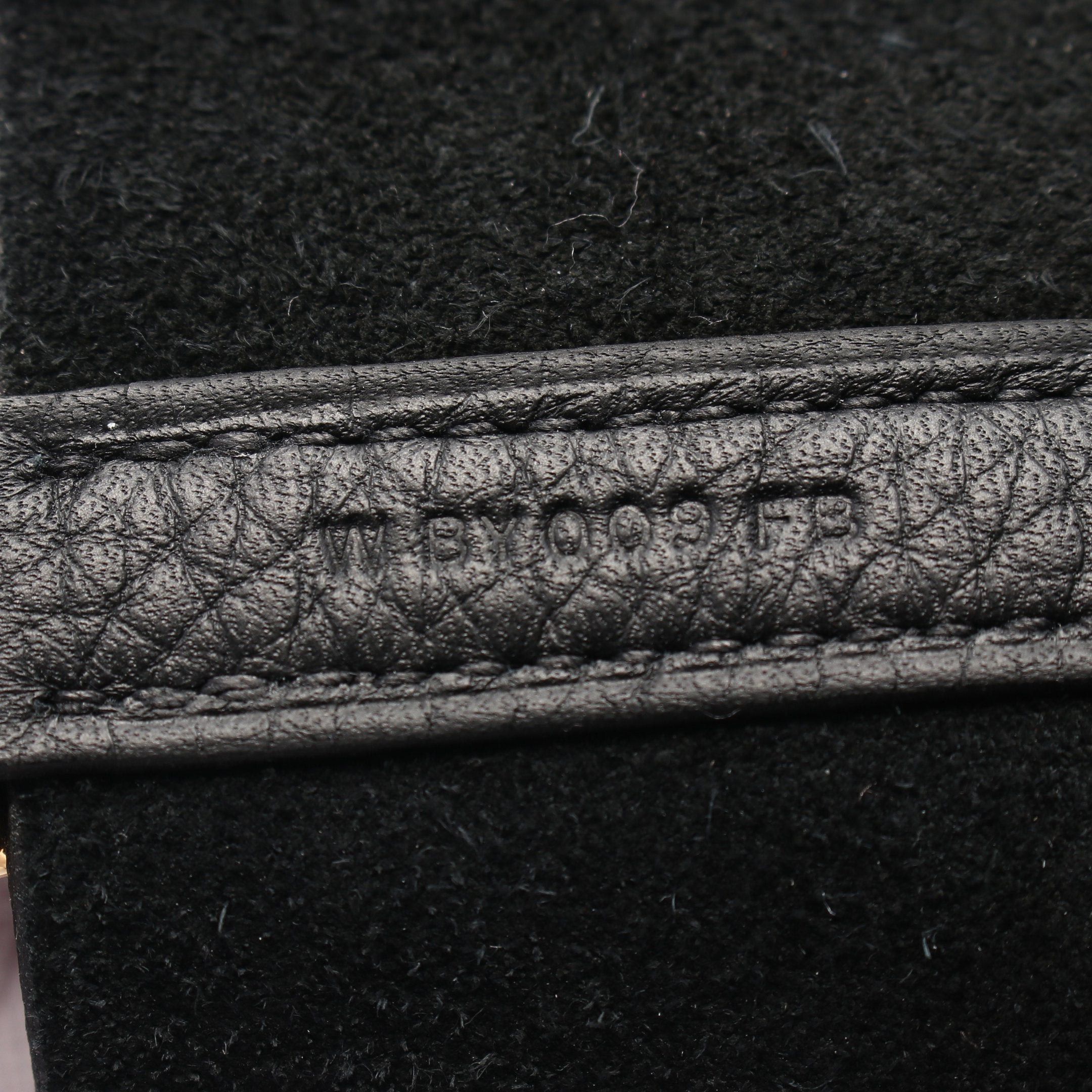 Hermes Hermes Picotane Lock Mm Handbag Clemence Leather Black Gold Hardware Double Engraved Size ONE SIZE - 5 Thumbnail