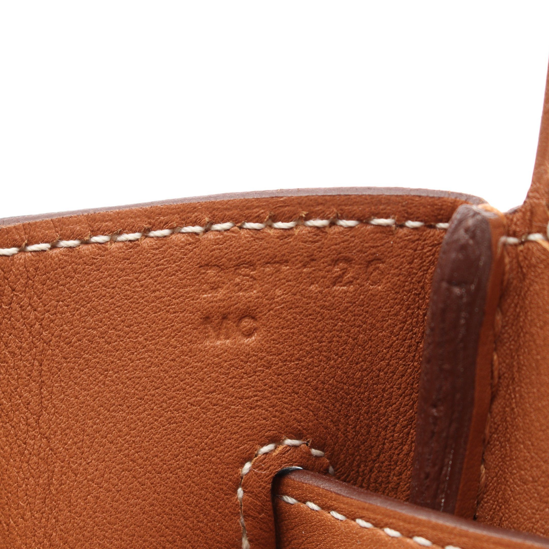 Hermes Hermes Shadow Birkin 35 Gold Handbag Veau Swift Light Brown Silver Hardware D Stamp Size ONE SIZE - 5 Thumbnail