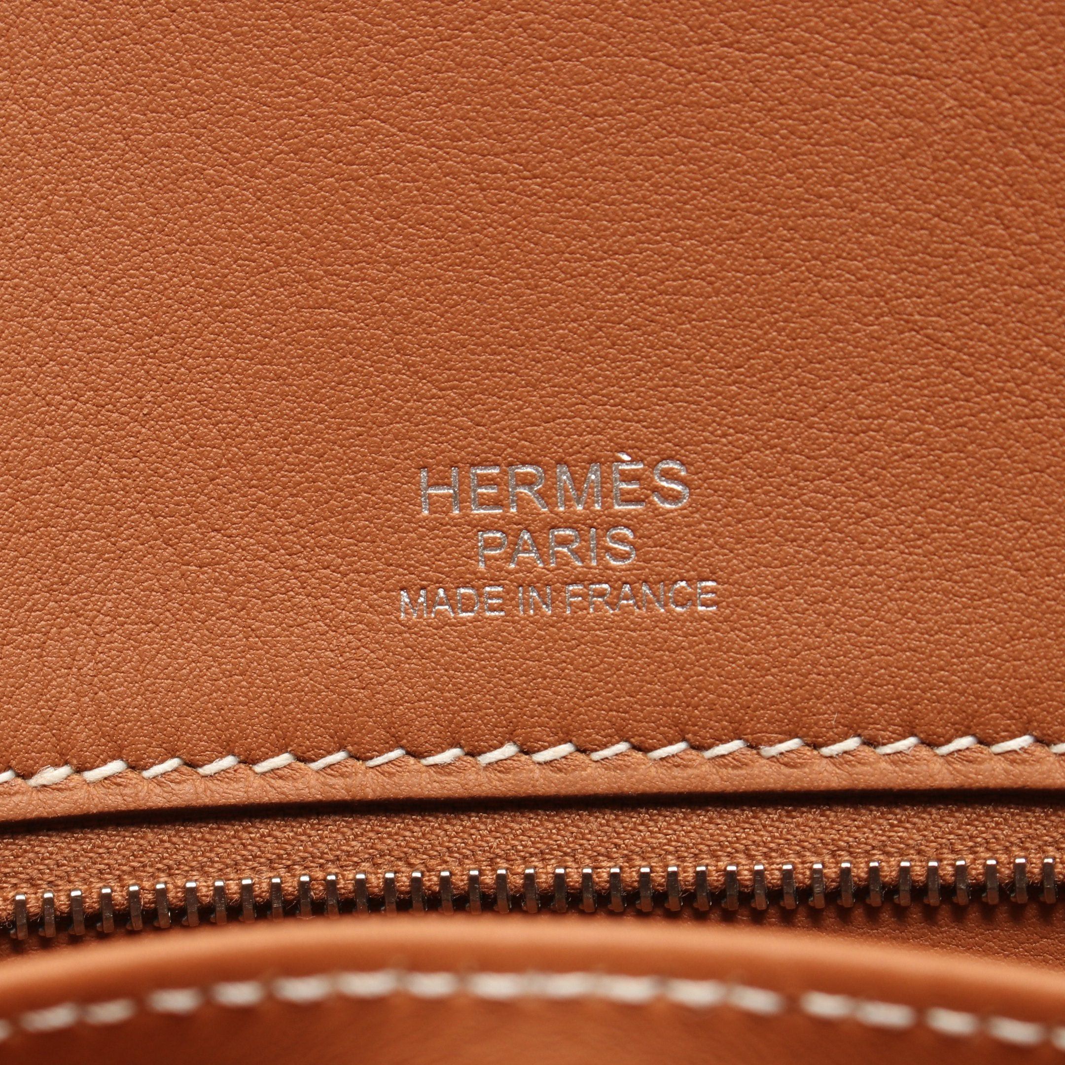 Hermes Hermes Shadow Birkin 35 Gold Handbag Veau Swift Light Brown Silver Hardware D Stamp Size ONE SIZE - 4 Thumbnail