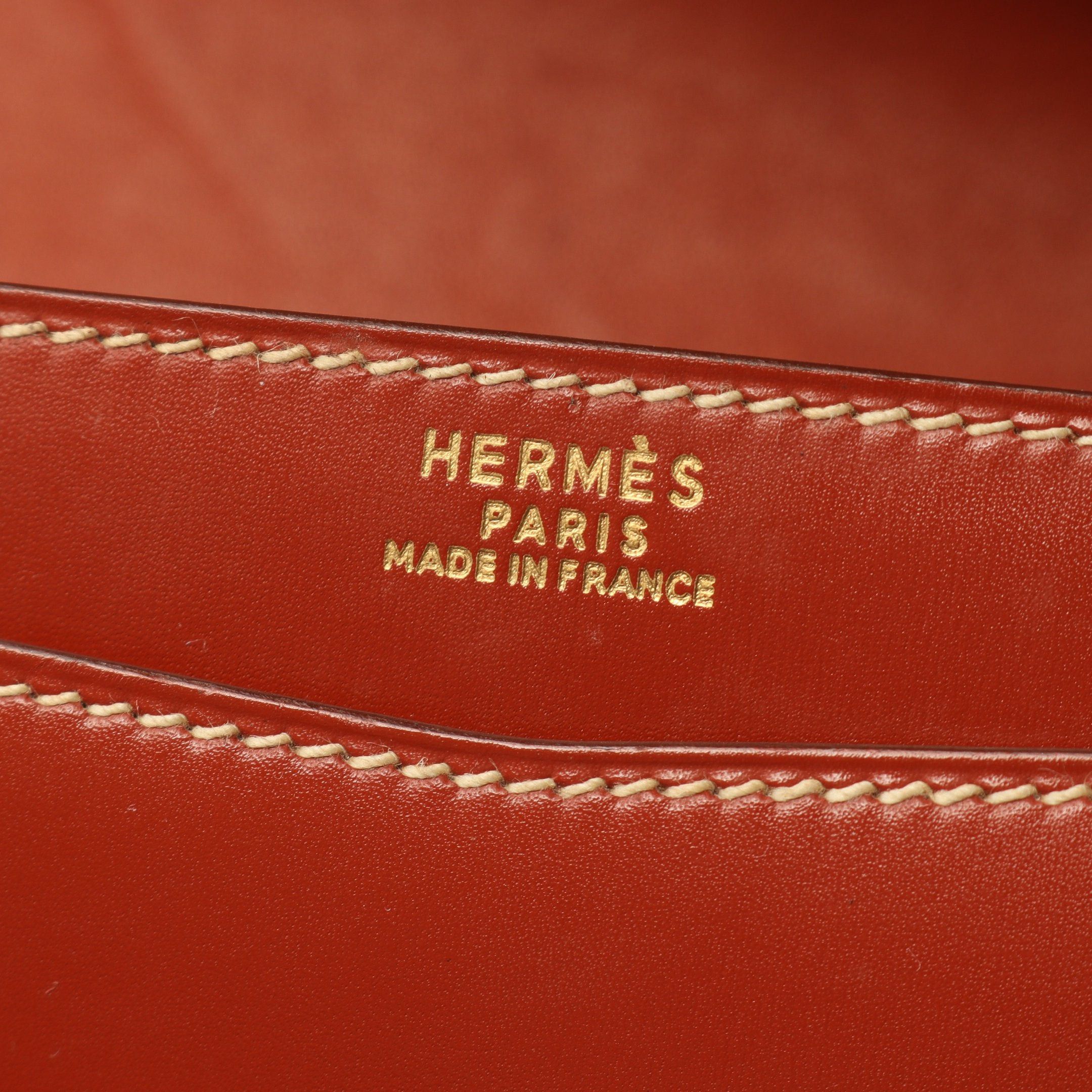Hermes Hermes Liddy Brick Shoulder Bag Box Calf Brown Gold Hardware ○R Stamp Size ONE SIZE - 4 Thumbnail