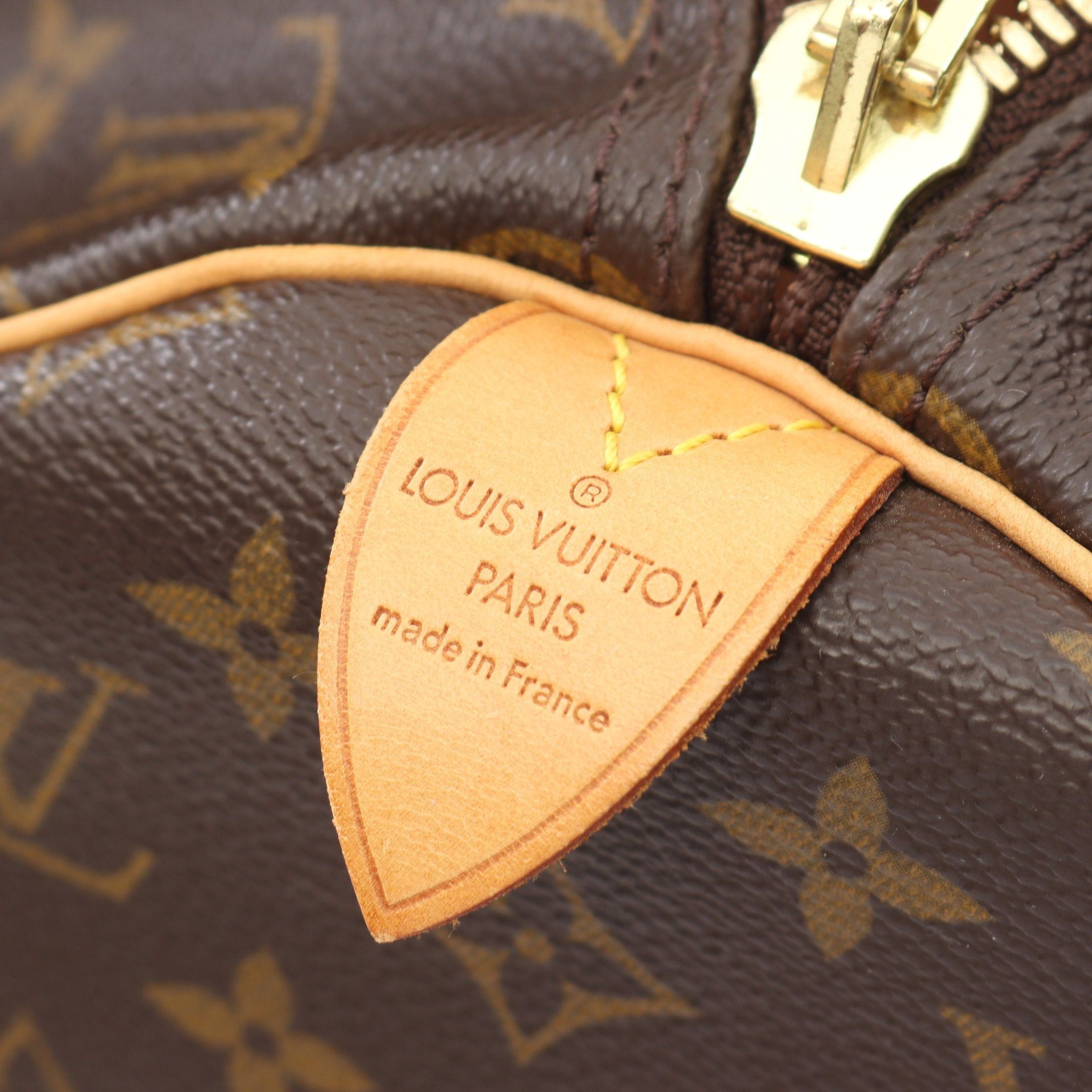 Louis Vuitton Louis Vuitton Keepall 45 Monogram Boston Bag Leather Brown Size ONE SIZE - 4 Thumbnail