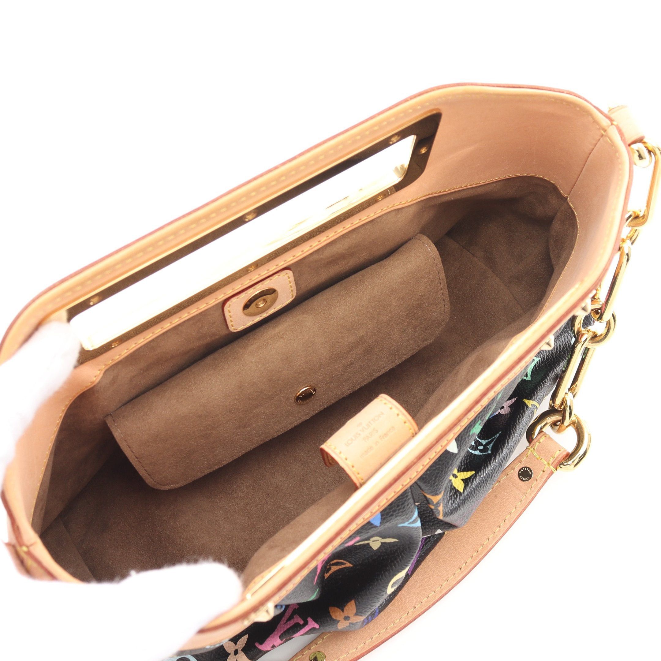 Louis Vuitton Louis Vuitton Judy Pm Monogram Multicolor Noir Chain Shoulder Bag Leather Black Size ONE SIZE - 3 Thumbnail