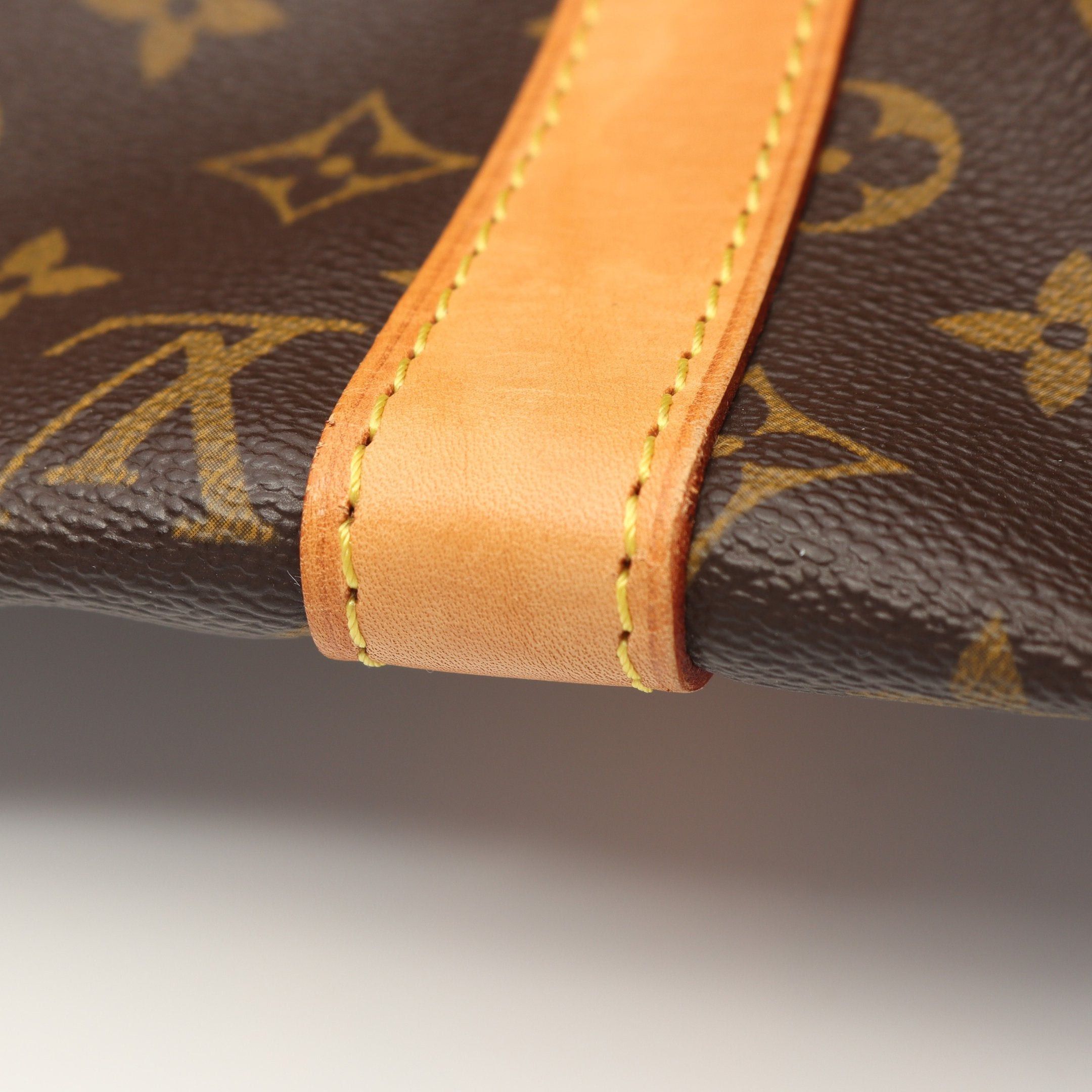 Louis Vuitton Louis Vuitton Keepall 50 Monogram Boston Bag Leather Brown Size ONE SIZE - 9 Thumbnail