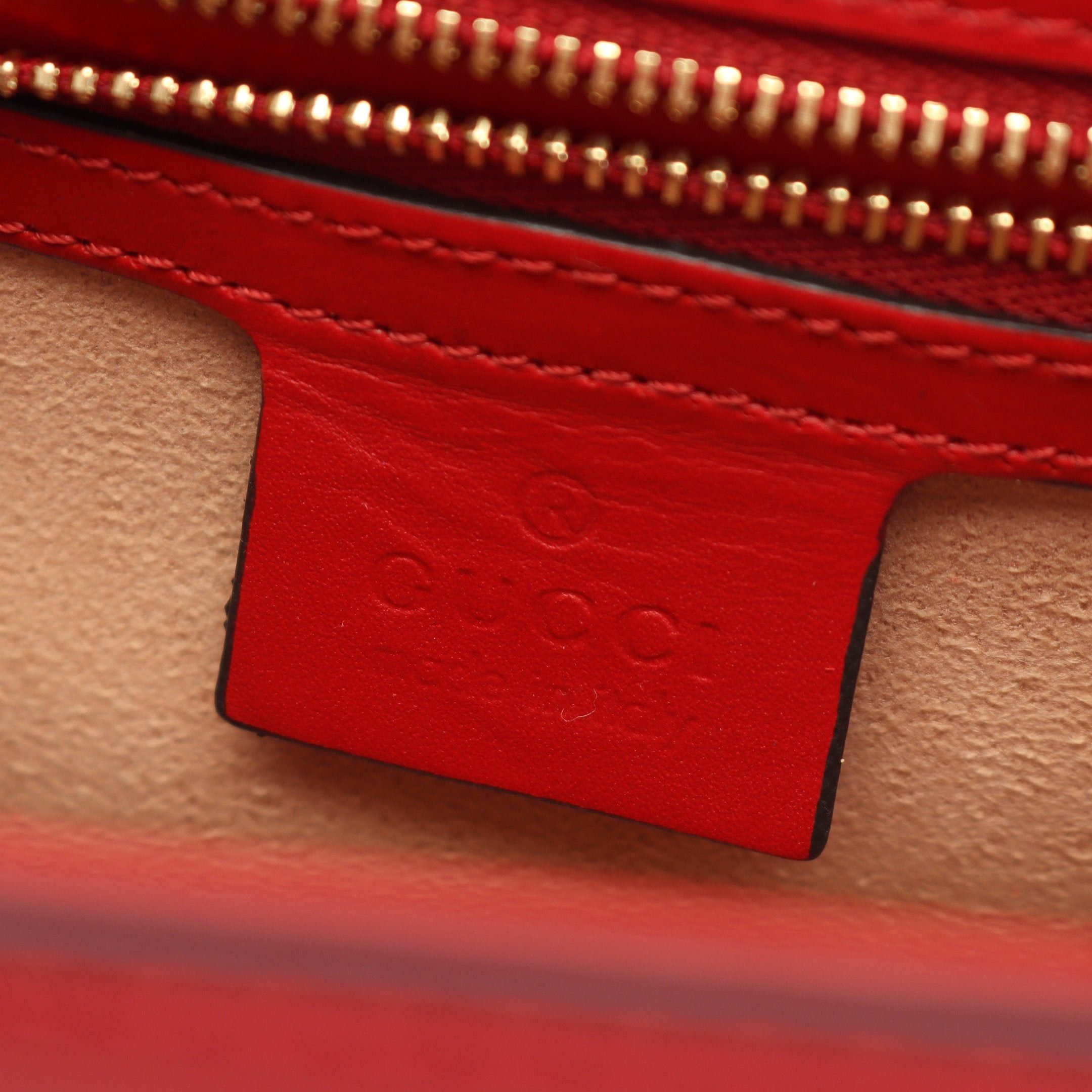 Gucci Gucci Sylvie Small Web Line Shoulder Bag Leather Red Multicolor Size ONE SIZE - 4 Thumbnail