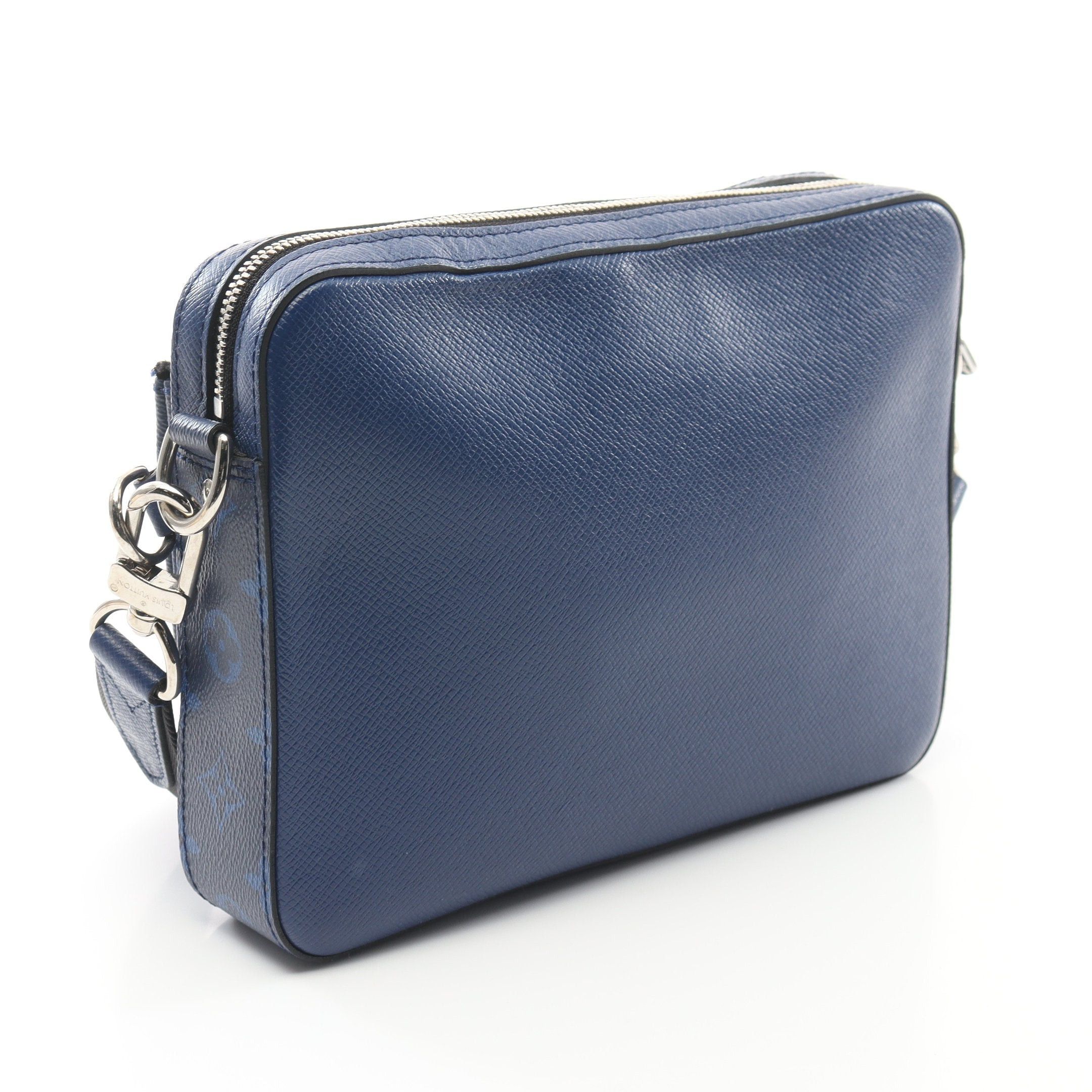 Louis Vuitton Louis Vuitton Trio Messenger Taigarama Cobalt Blue Shoulder Bag Leather Size ONE SIZE - 2 Thumbnail