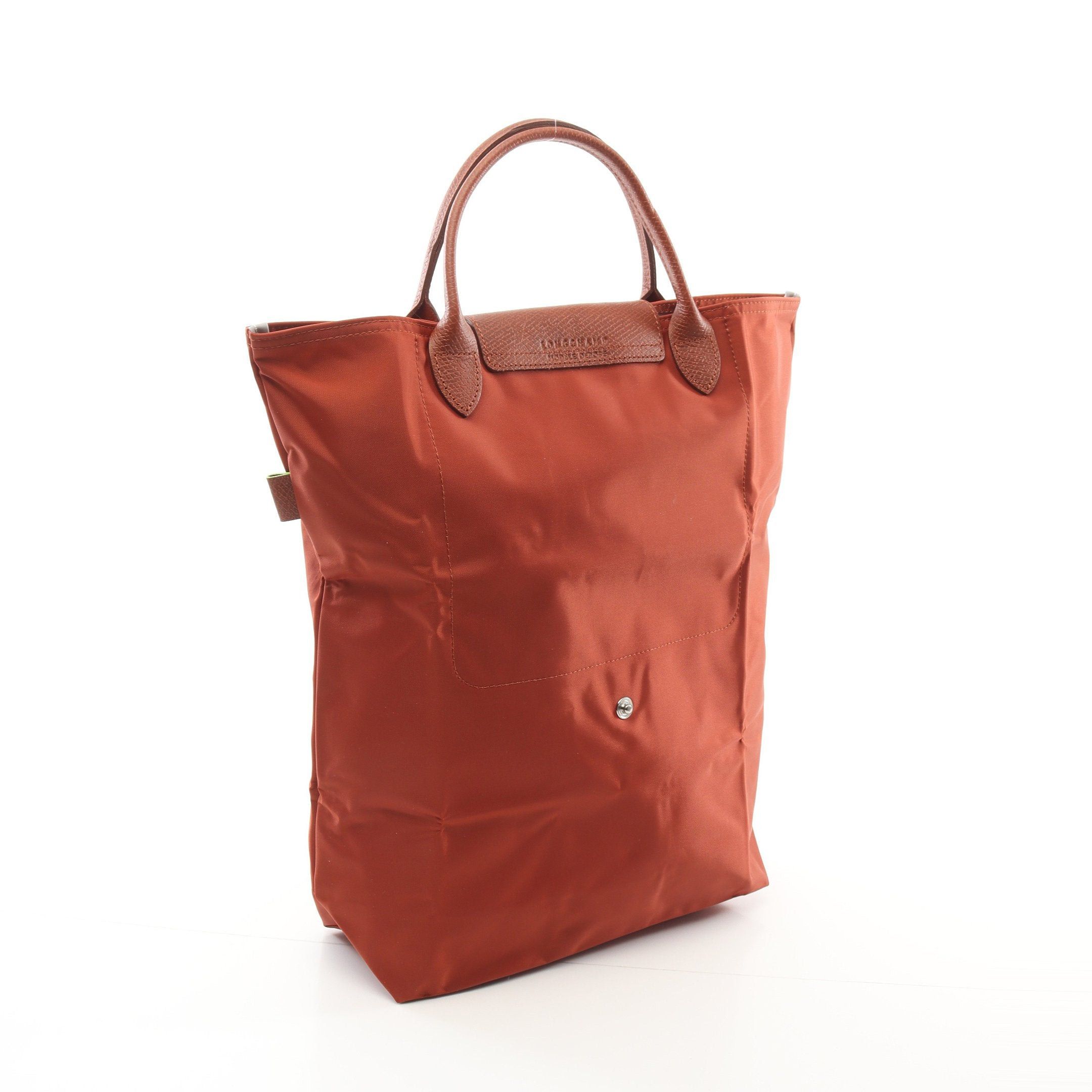 Longchamp Le Preage Green M Shopping Bag Handbag Tote