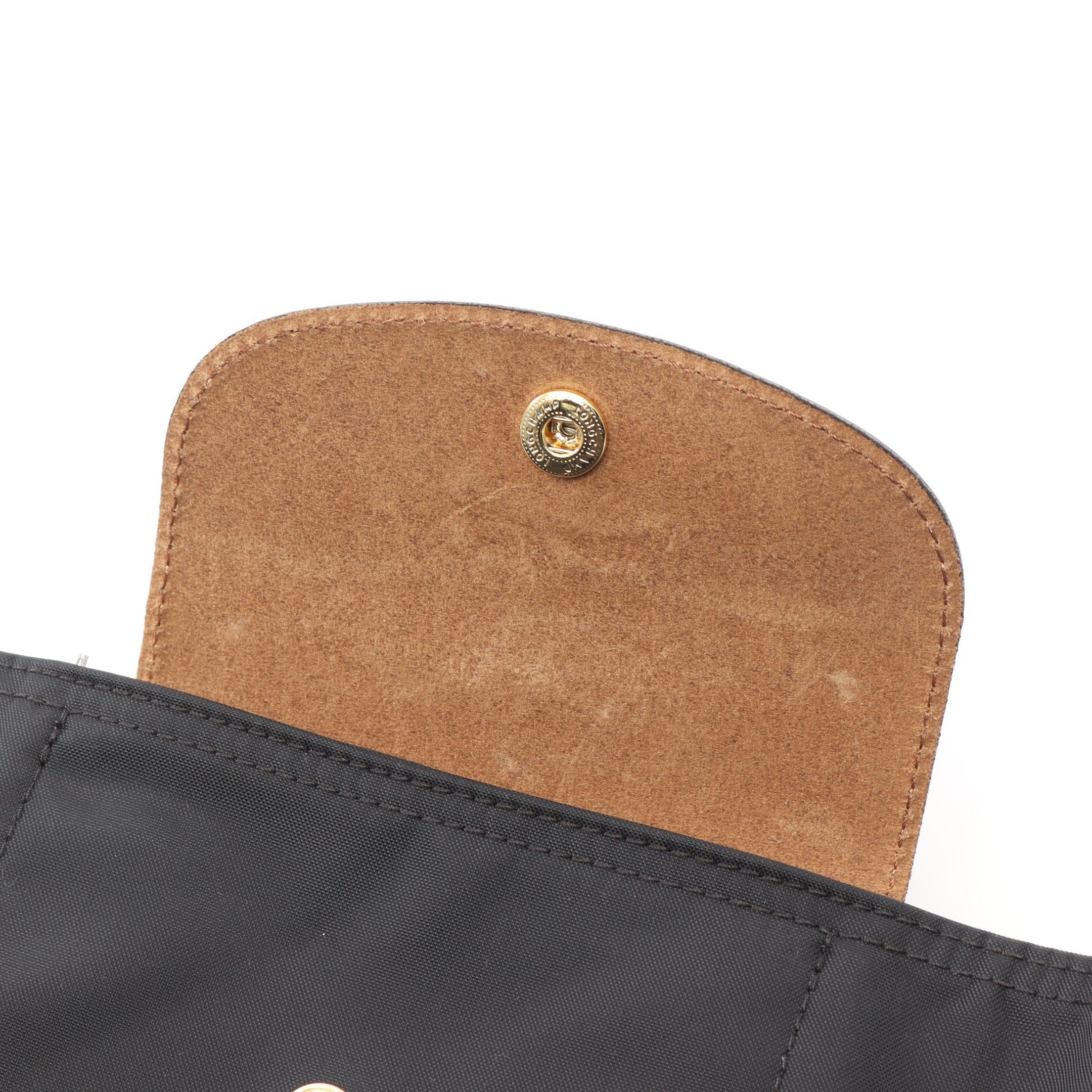 Longchamp Longchamp Le Preage Original M Backpack Rucksack Nylon Leather Black Brown Size ONE SIZE - 5 Thumbnail