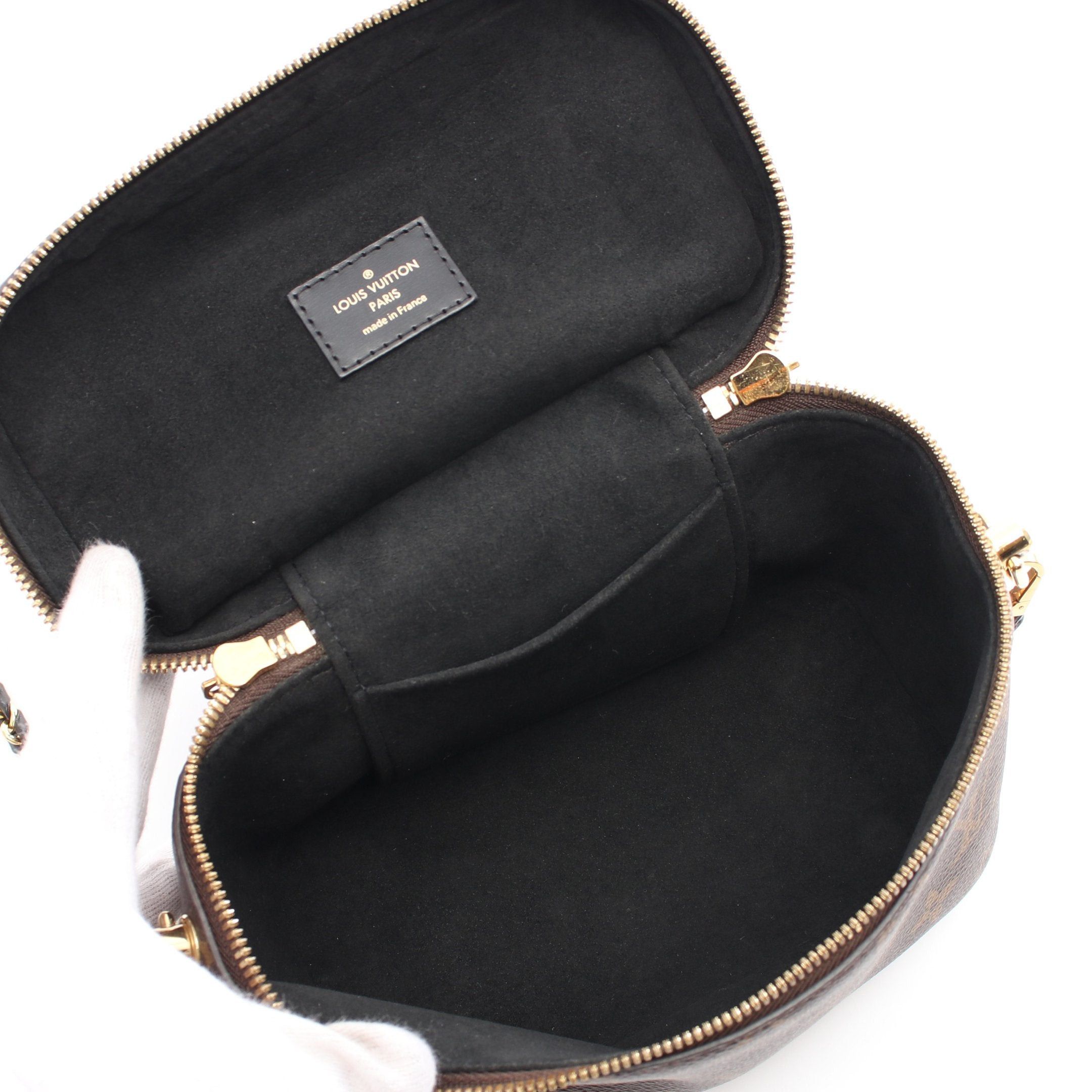Louis Vuitton Louis Vuitton Vanity Nv Pm Monogram Reverse Handbag Bag Leather Brown Black Size ONE SIZE - 3 Thumbnail
