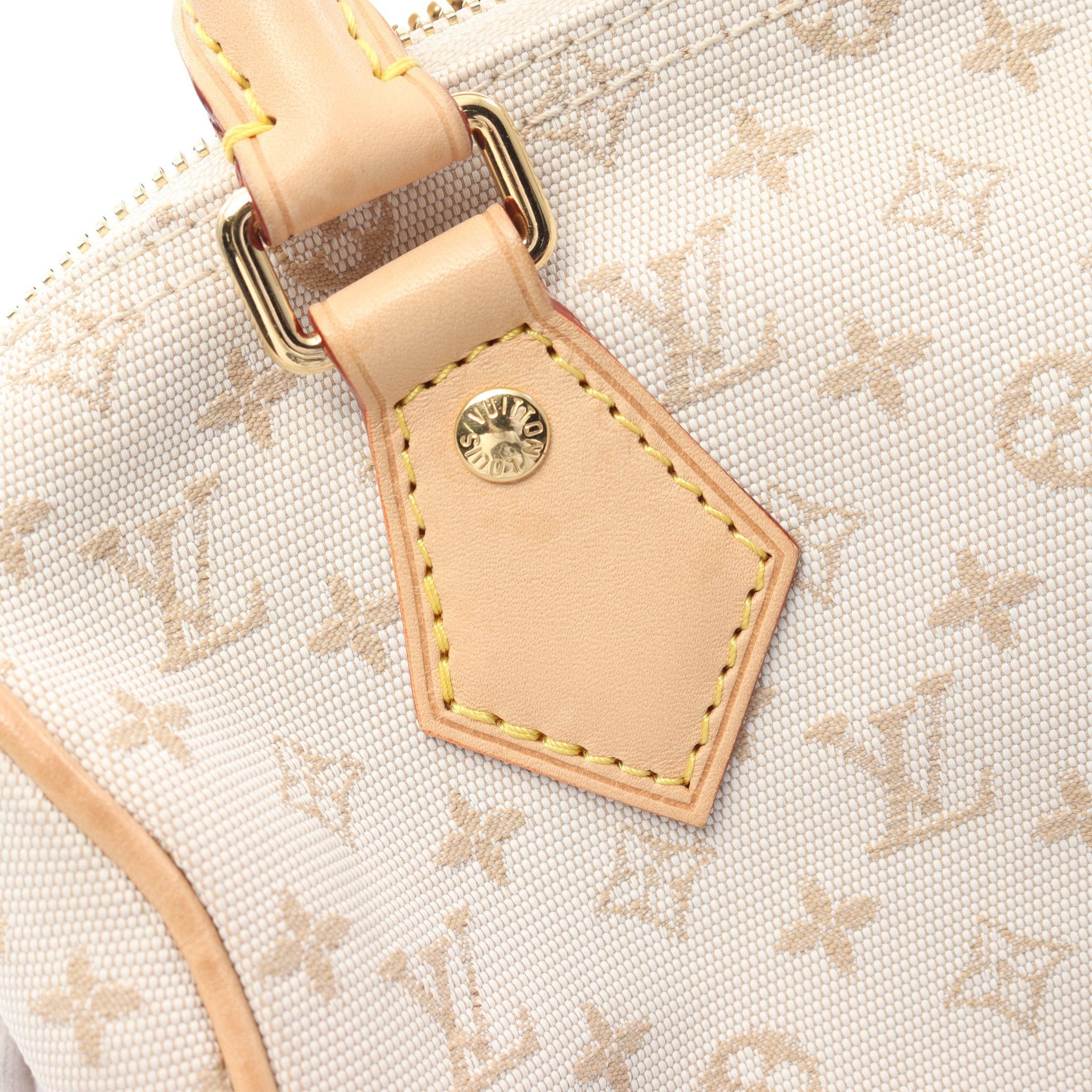 Louis Vuitton Louis Vuitton Speedy 20 Monogram Handbag Canvas Leather Beige Size ONE SIZE - 7 Thumbnail