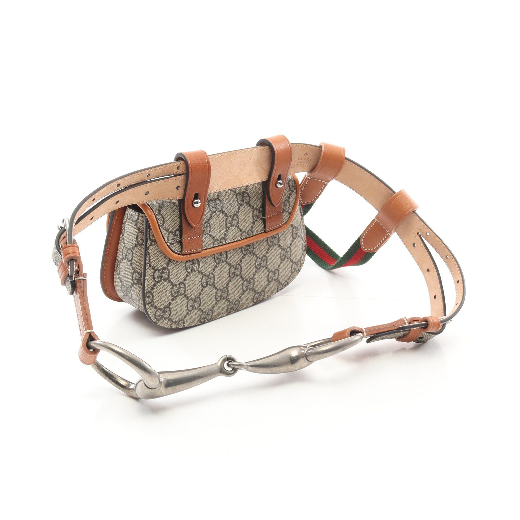 Gucci Gucci Bamboo 1947 Mini Belt Bag Body Waist Leather Beige Light Brown Size ONE SIZE - 2 Thumbnail