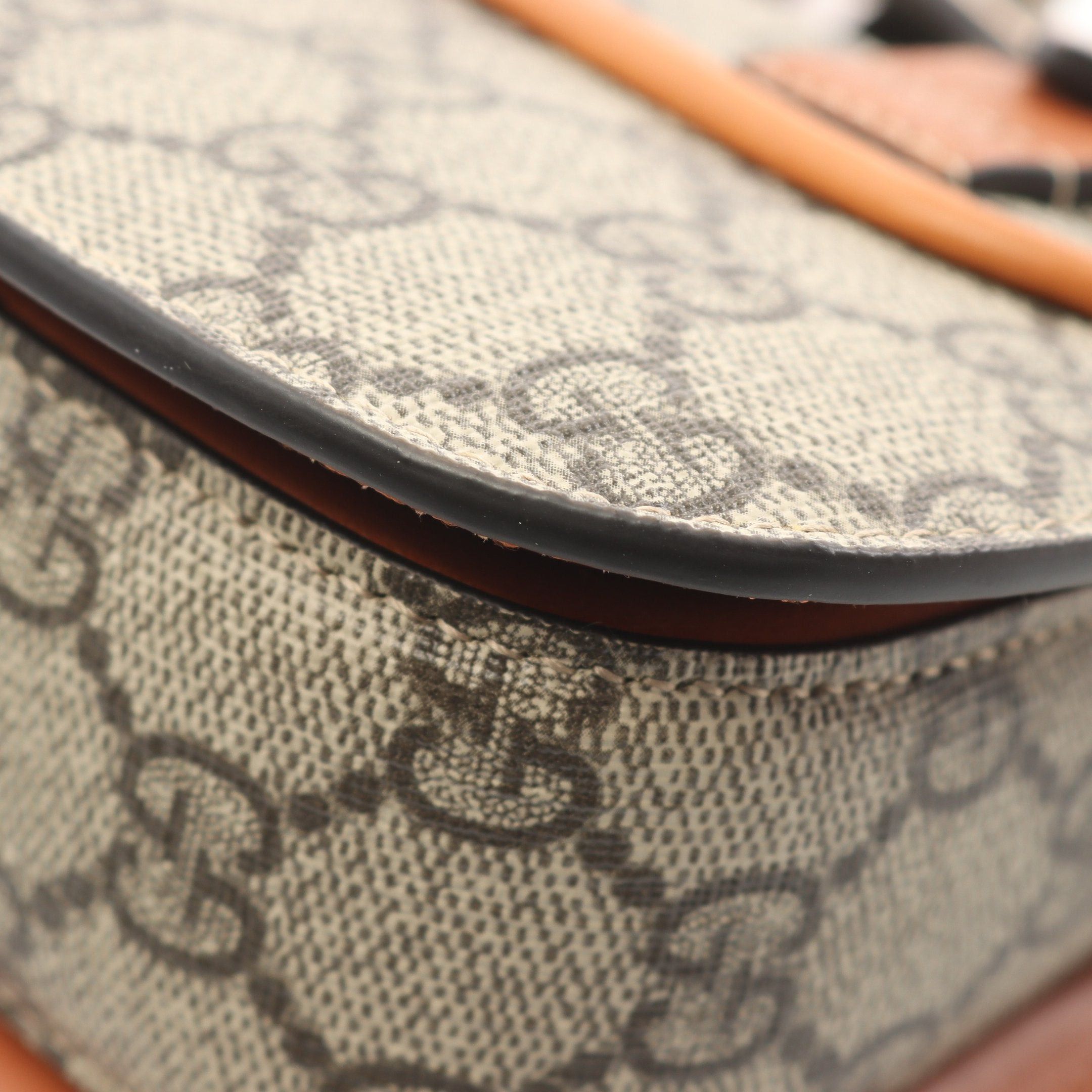 Gucci Gucci Bamboo 1947 Mini Belt Bag Body Waist Leather Beige Light Brown Size ONE SIZE - 7 Thumbnail