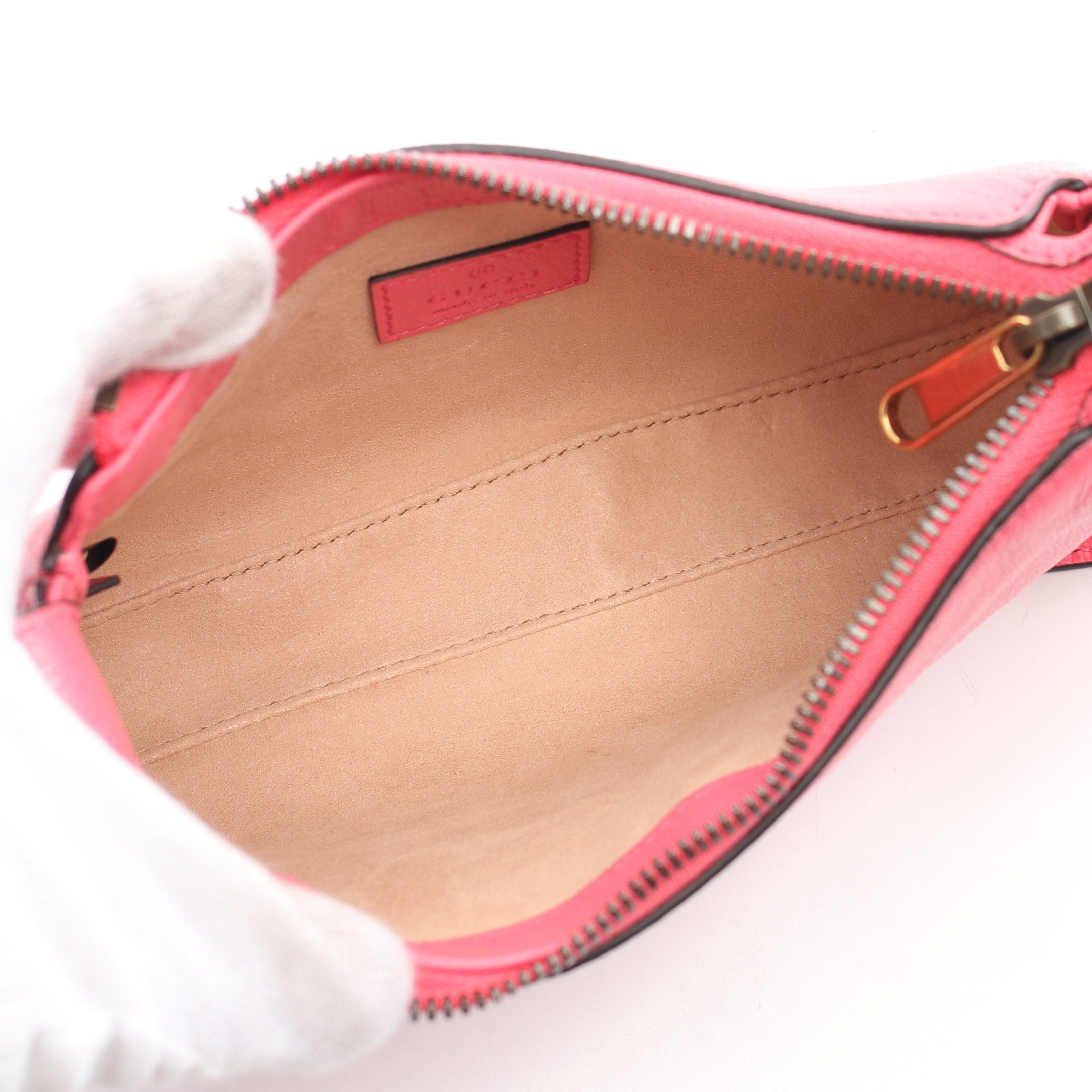 Gucci Gucci Aphrodite Gg Marmont Handbag Leather Pink Size ONE SIZE - 6 Thumbnail