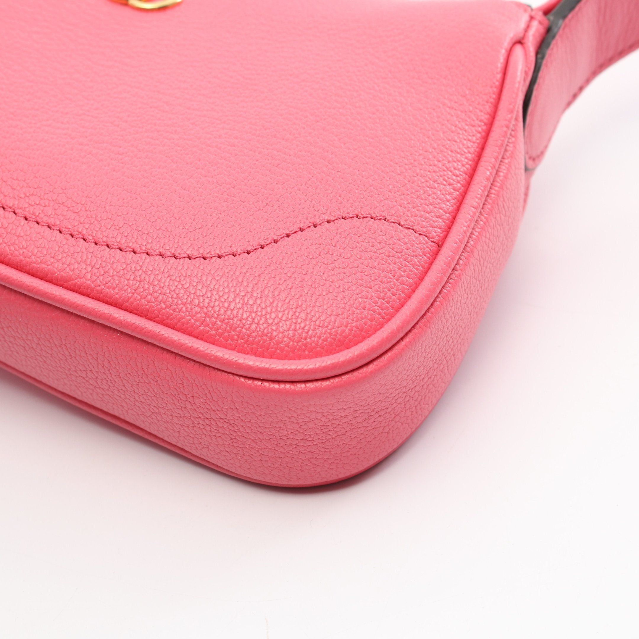Gucci Gucci Aphrodite Gg Marmont Handbag Leather Pink Size ONE SIZE - 7 Thumbnail