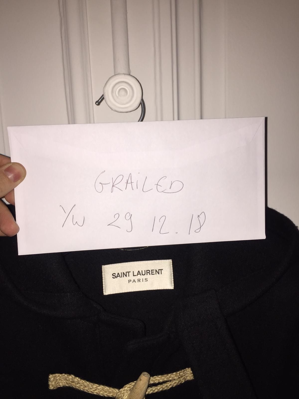 Saint Laurent Paris DUFFLE-COAT SAINT LAURENT by HEDI Saint Laurent Paris DUFFLE-COAT SAINT LAURENT by HEDI