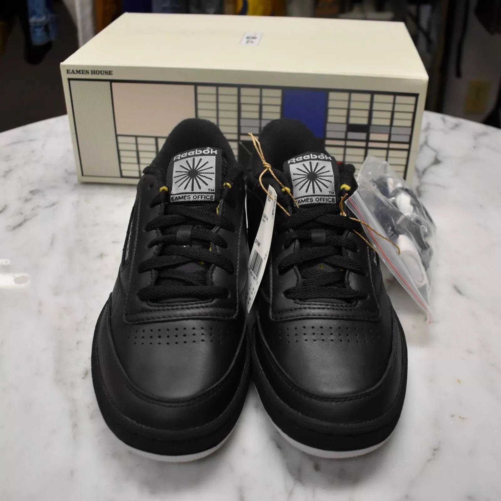 Reebok Reebok EAMES HOUSE Club C 85 Leather Black DS Size US 10 / EU 43 - 3 Thumbnail