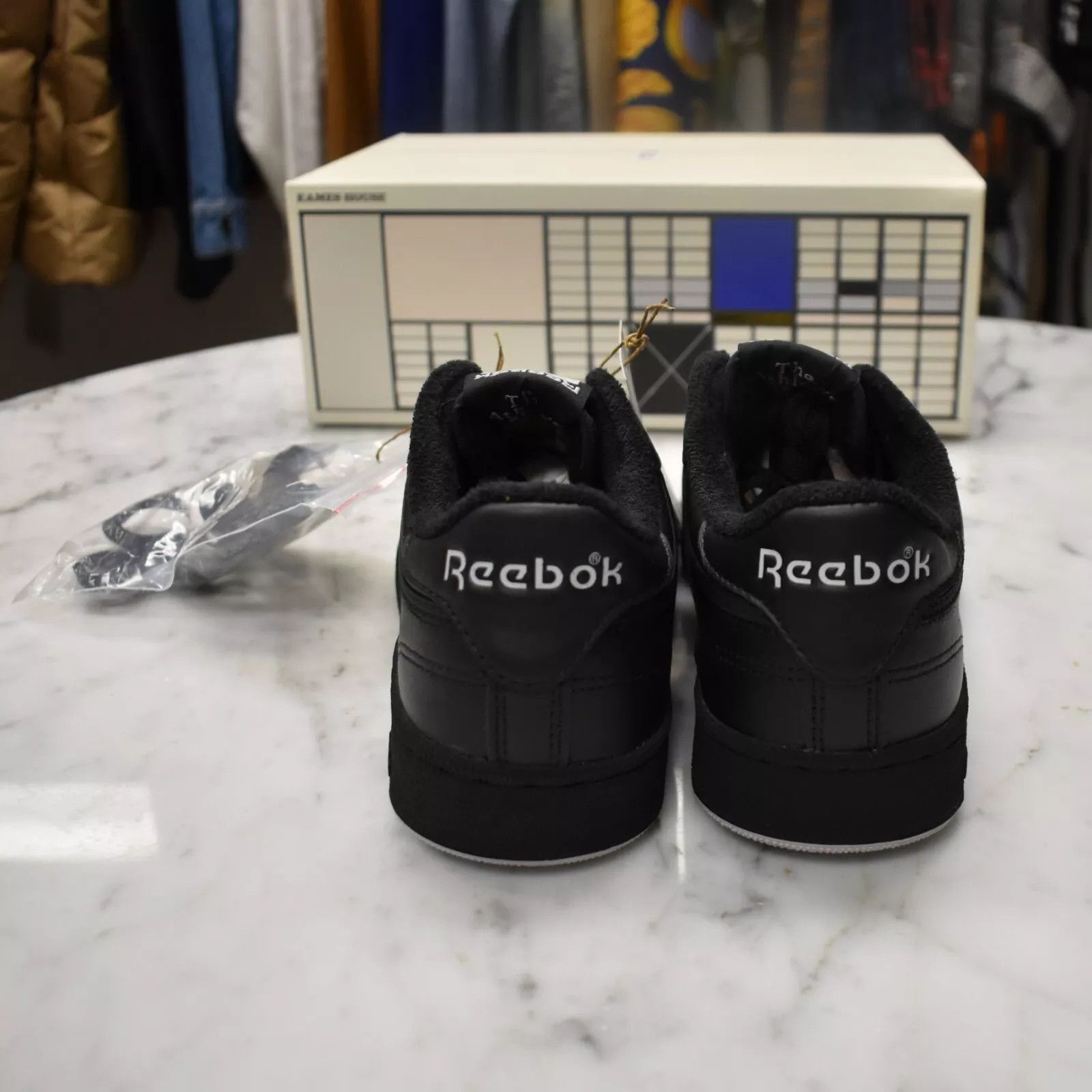 Reebok Reebok EAMES HOUSE Club C 85 Leather Black DS Size US 10 / EU 43 - 4 Thumbnail
