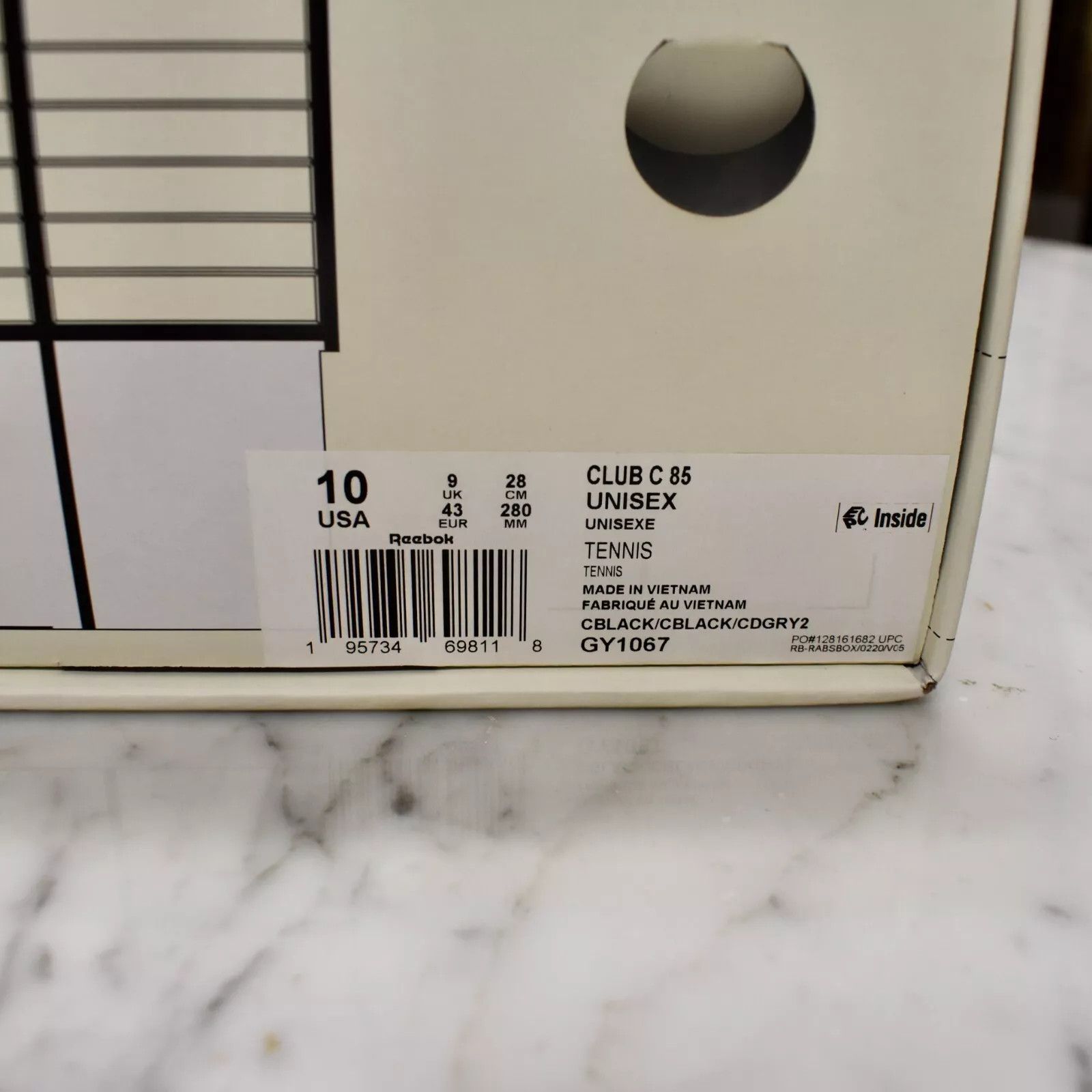 Reebok Reebok EAMES HOUSE Club C 85 Leather Black DS Size US 10 / EU 43 - 11 Thumbnail