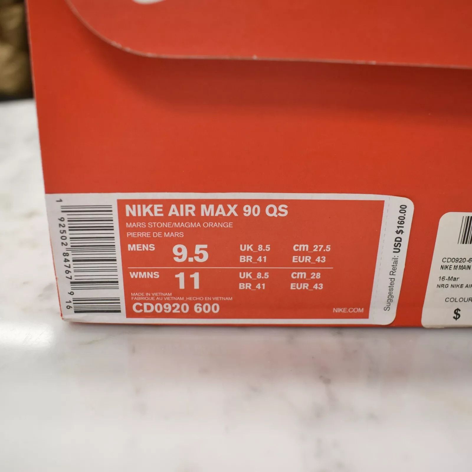 Nike Nike Air Max 90 QS Mars Landing Reflective Sneakers Size US 9.5 / EU 42-43 - 13 Thumbnail