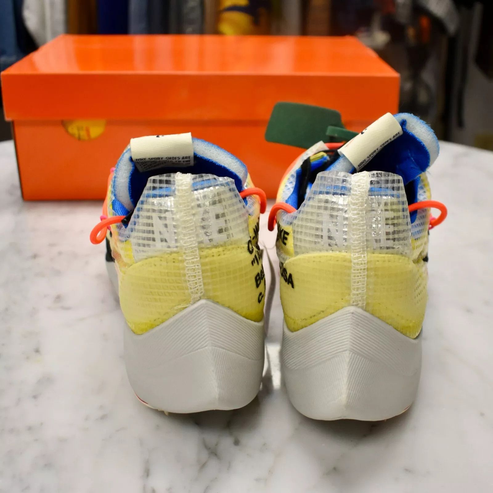 Nike × Off-White Nike Off White Virgil Abloh Vapor Street Sneakers Yellow Size US 10 / EU 43 - 6 Thumbnail