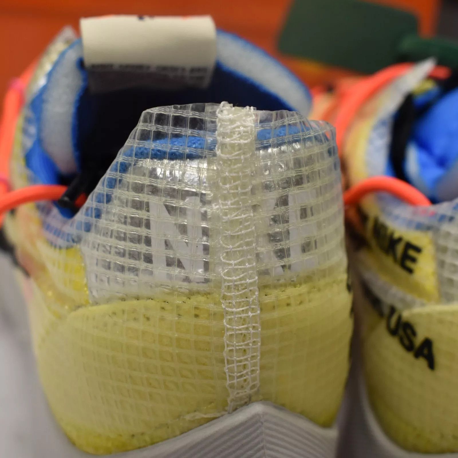 Nike × Off-White Nike Off White Virgil Abloh Vapor Street Sneakers Yellow Size US 10 / EU 43 - 7 Thumbnail