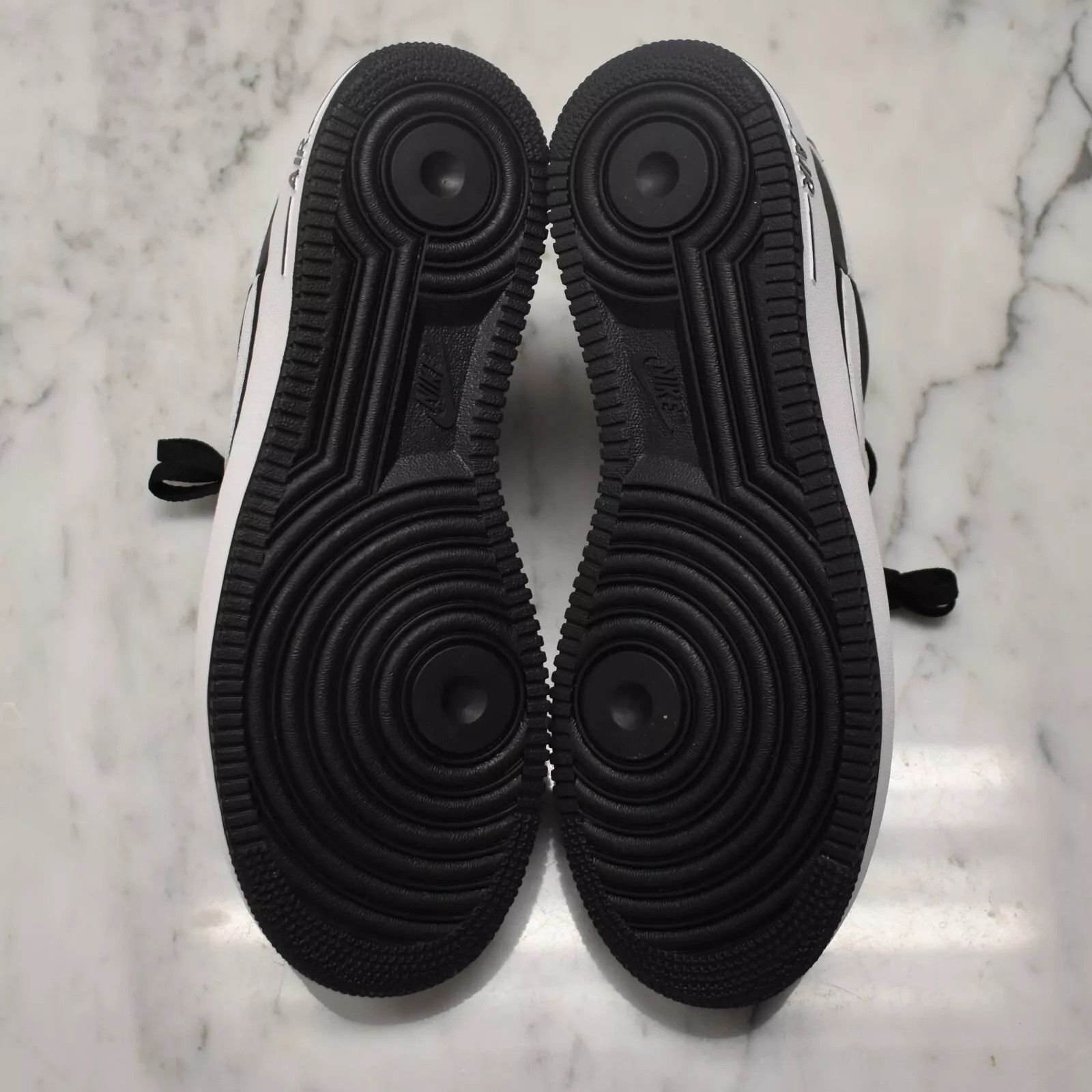 Comme des Garcons × Nike × Supreme Supreme CDG Nike Air Force 1 CDG Split Black Leather FW18 Size US 10 / EU 43 - 6 Thumbnail