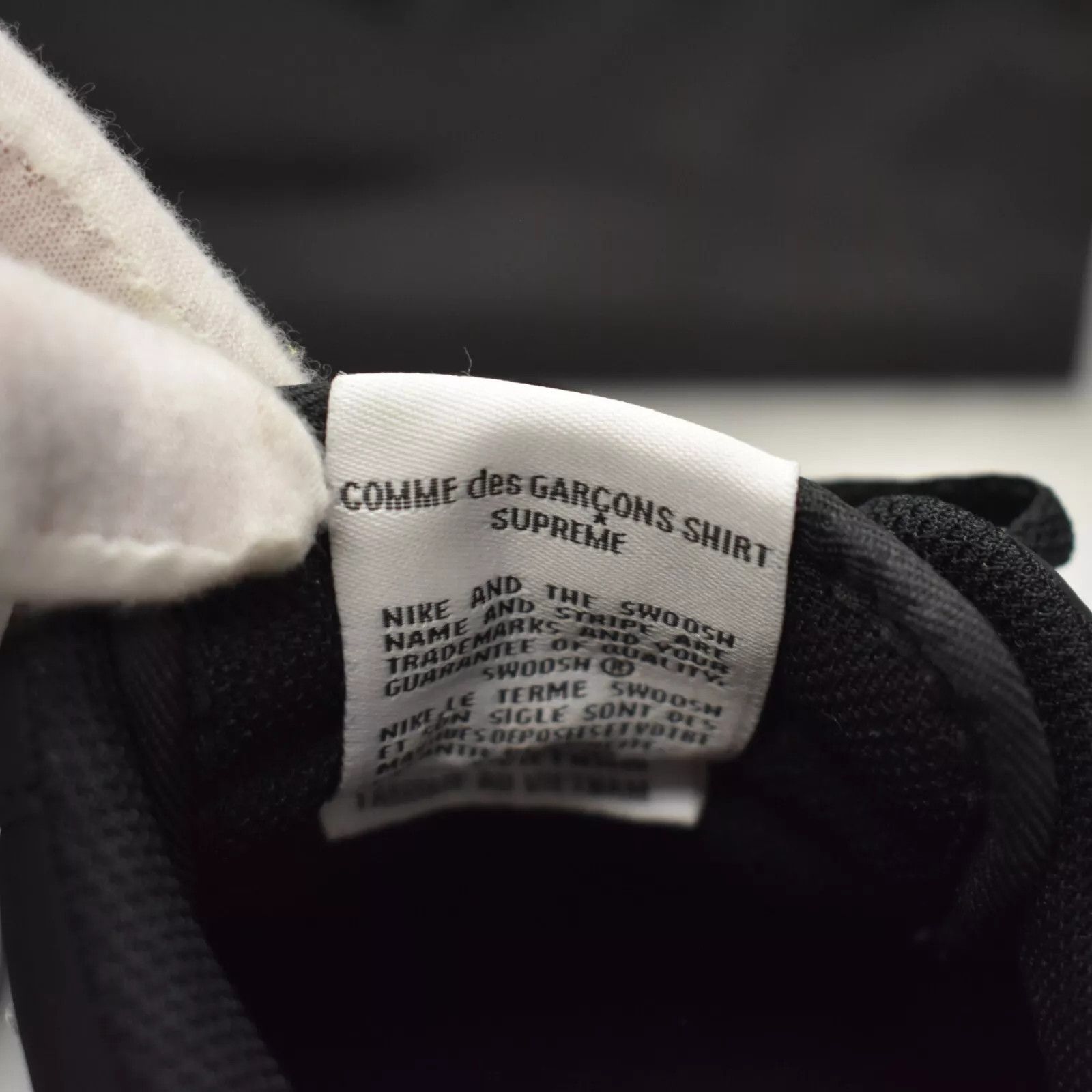 Comme des Garcons × Nike × Supreme Supreme CDG Nike Air Force 1 CDG Split Black Leather FW18 Size US 10 / EU 43 - 8 Thumbnail