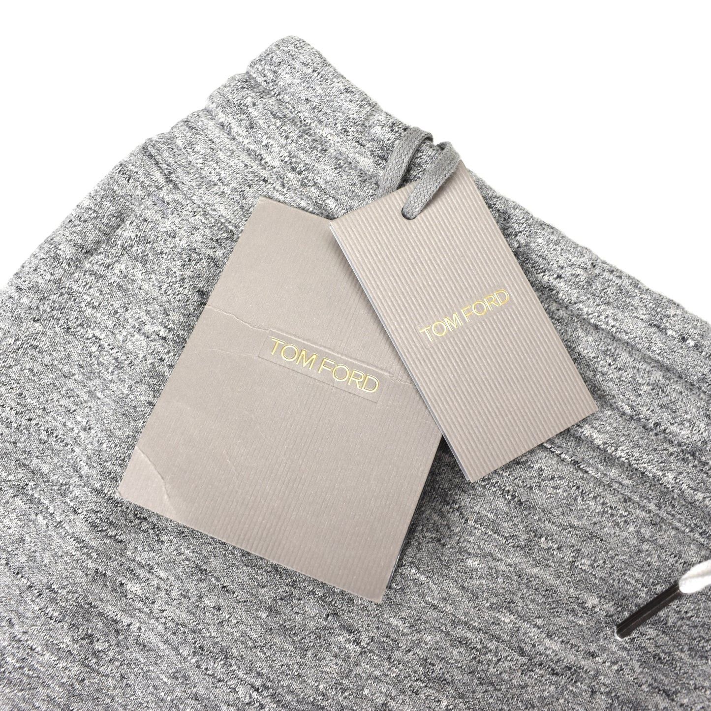 Tom Ford TOM FORD Gray Heavyweight Melange Fleece Sweatpants Size US 38 / EU 54 - 4 Thumbnail